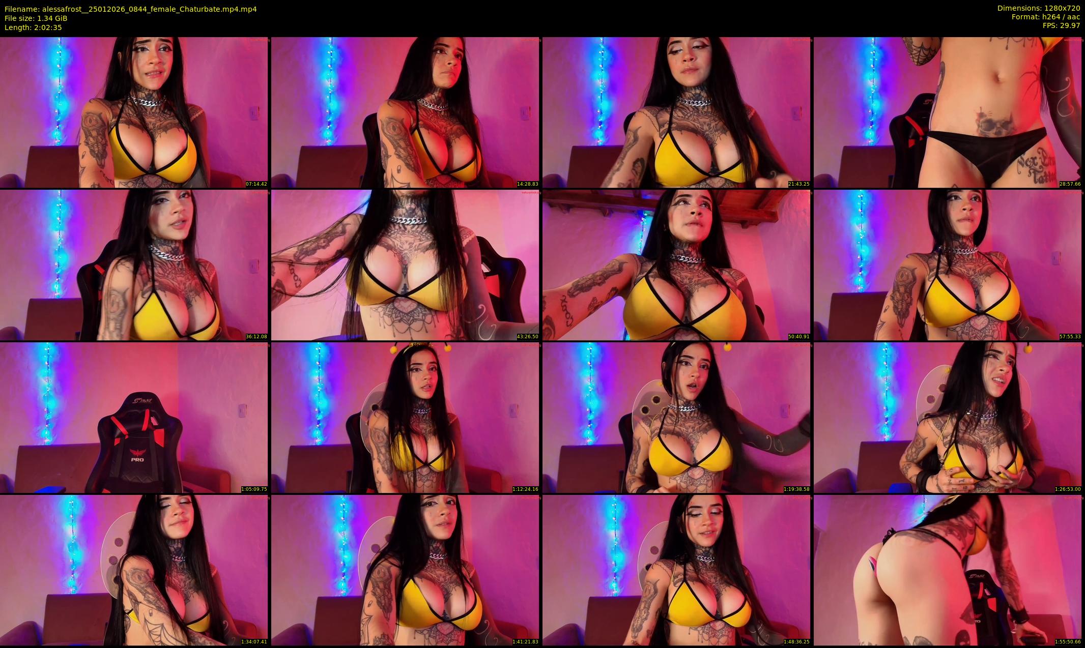 alessafrost_ — 123 minute Chaturbate female cam show recording, 720p, Jan 25, 2026