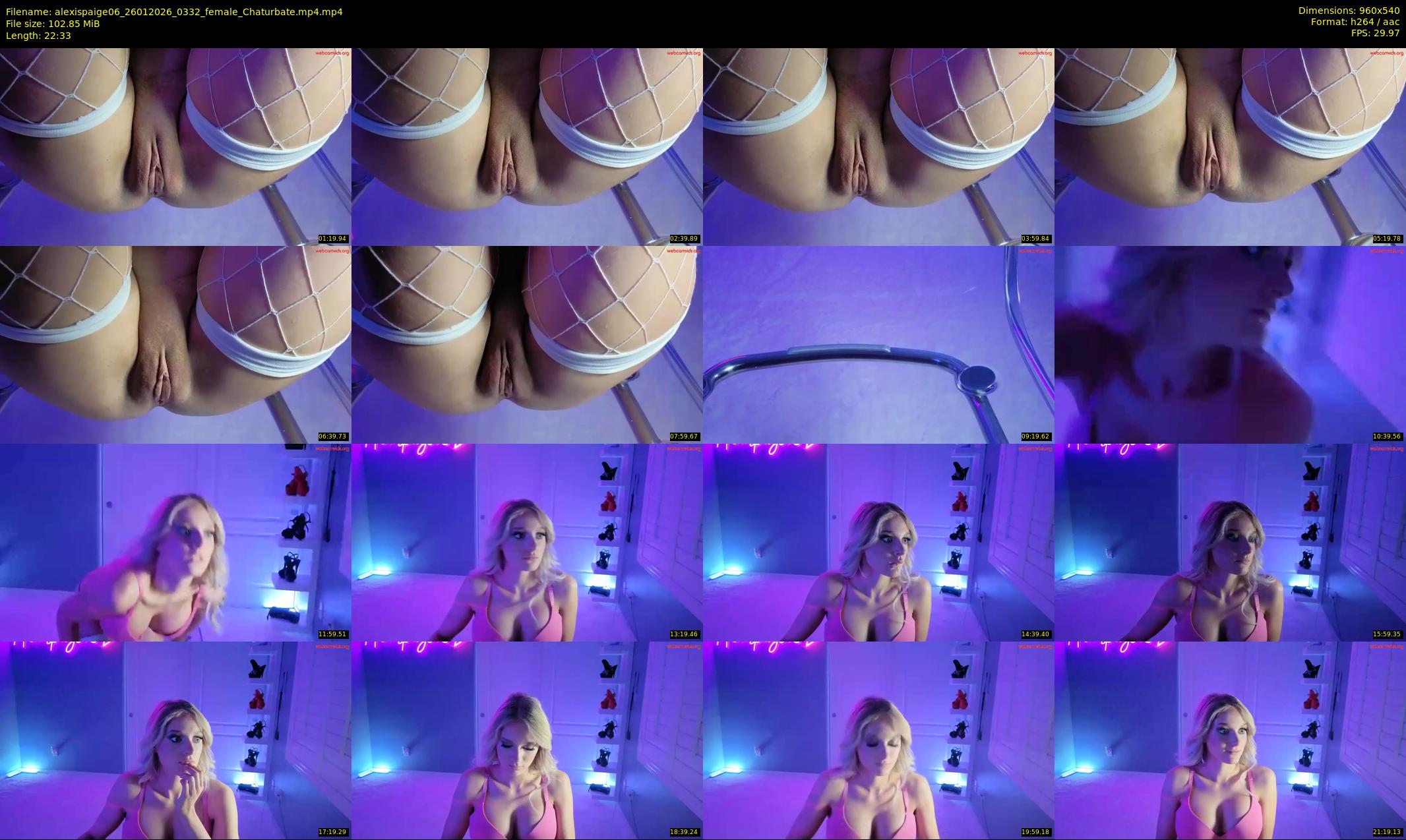 alexispaige06 — 23 minute Chaturbate female cam show recording, 480p, Jan 26, 2026