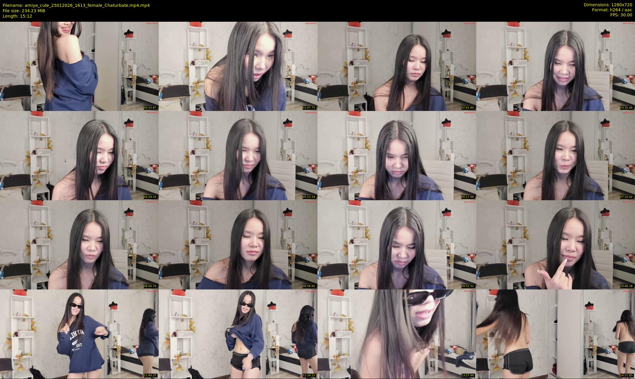 amiya_cute — 16 minute Chaturbate female cam show recording, 720p, Jan 25, 2026