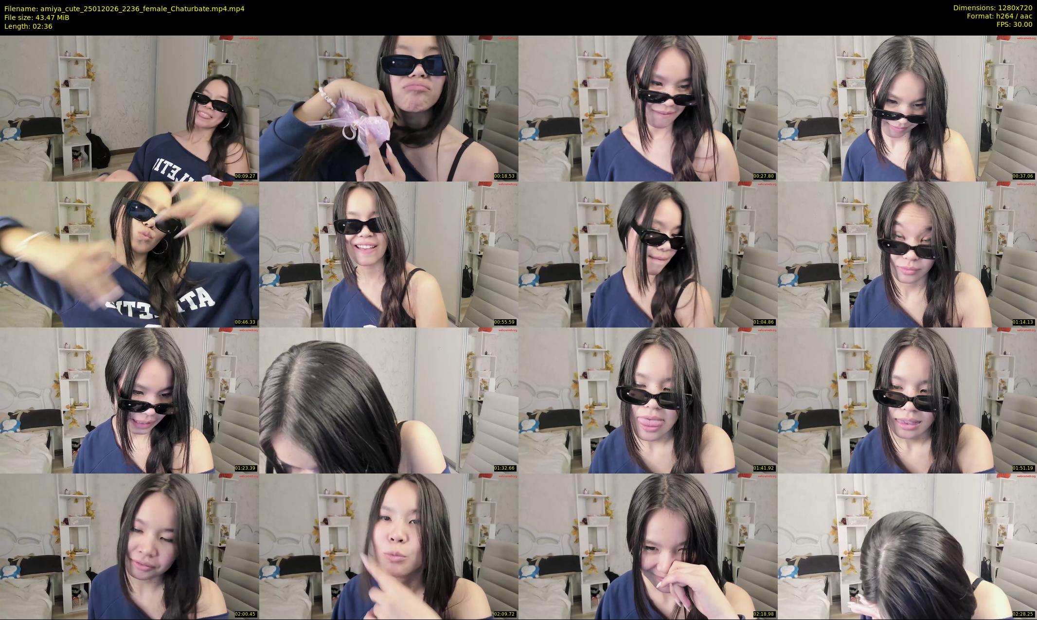 amiya_cute — 3 minute Chaturbate female cam show recording, 720p, Jan 25, 2026