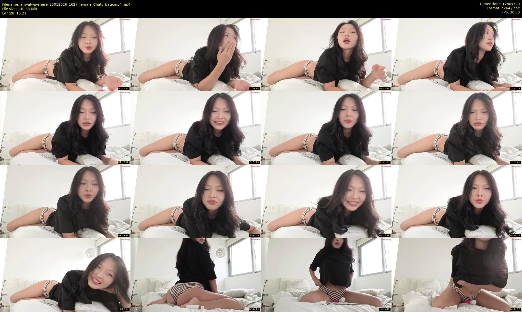 amyalwayshere — 16 minute Chaturbate female cam show recording, 720p, Jan 25, 2026