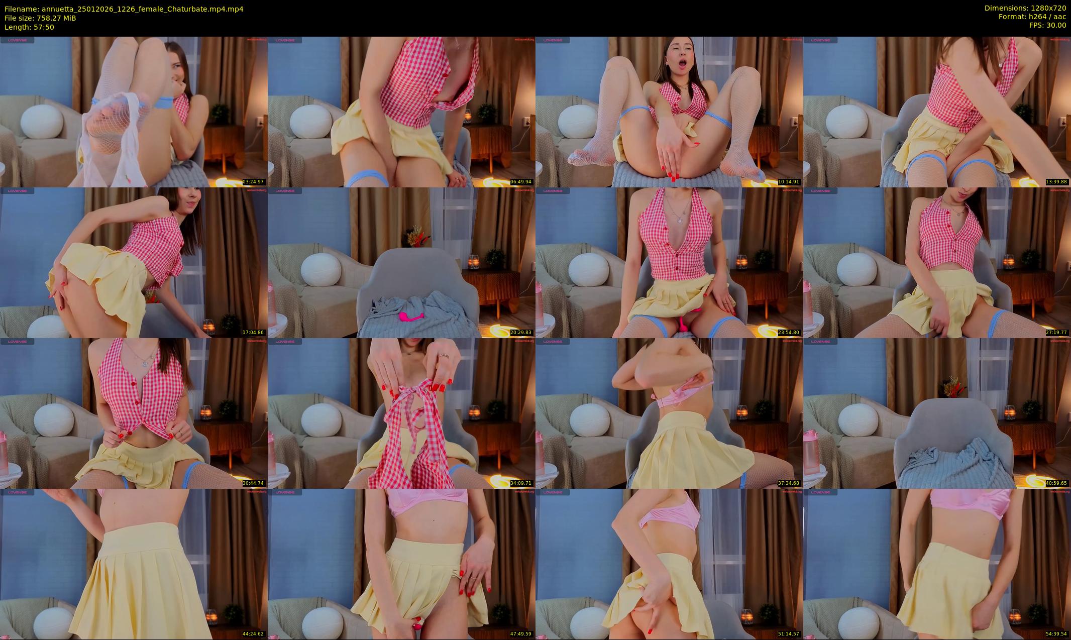 annuetta — 58 minute Chaturbate couple cam show recording, 720p, Jan 25, 2026