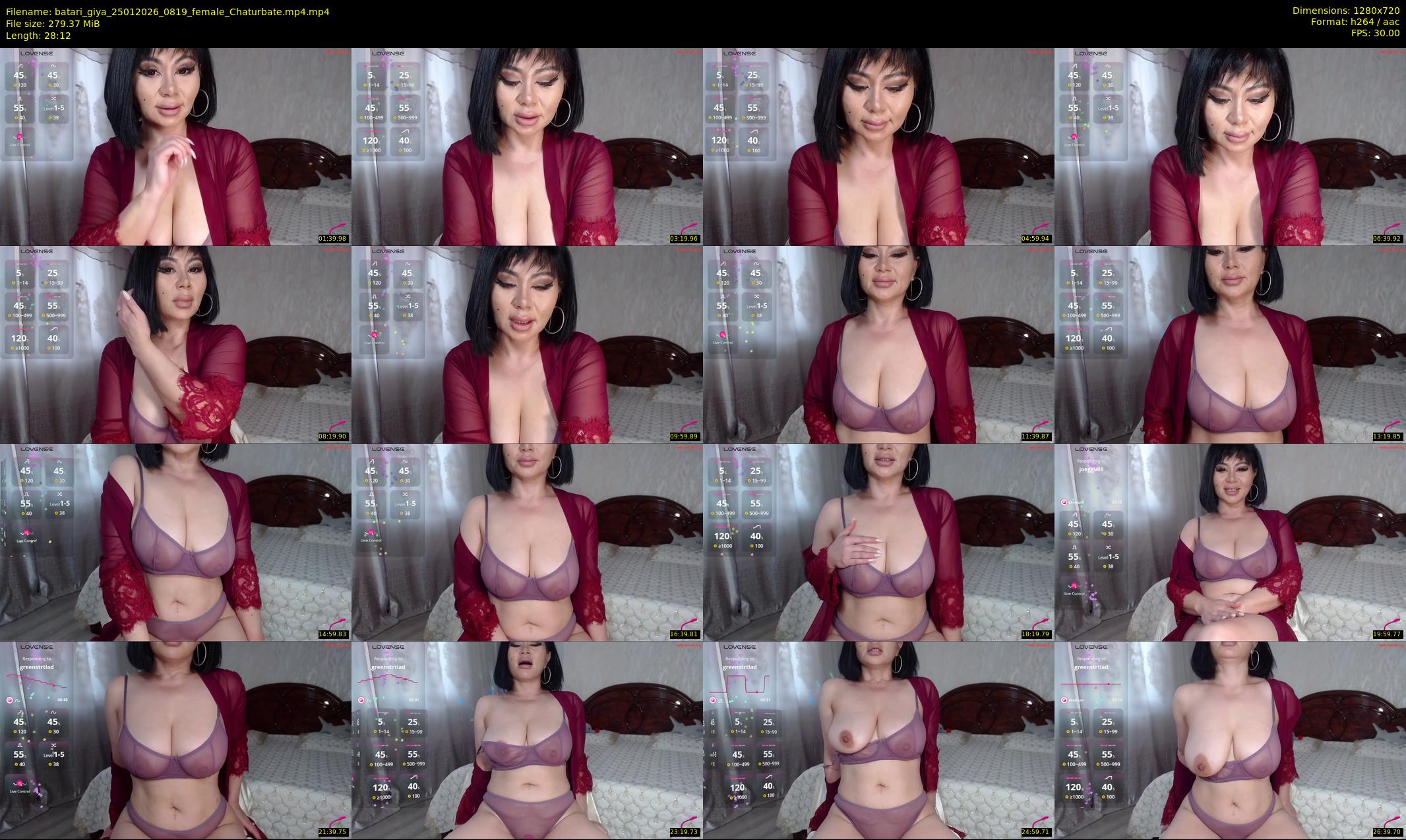 batari_giya — 29 minute Chaturbate female cam show recording, 720p, Jan 25, 2026