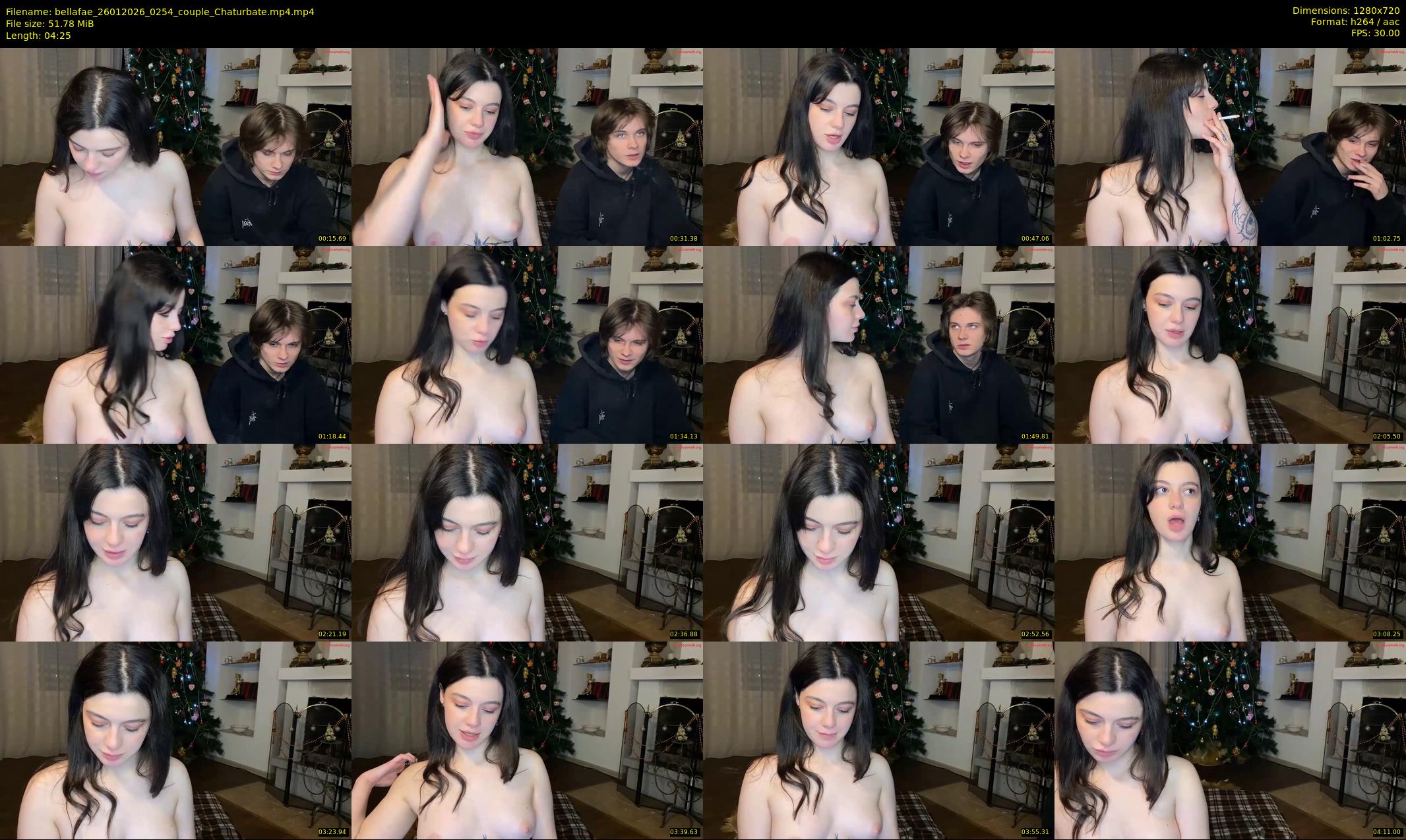 bellafae — 5 minute Chaturbate couple cam show recording, 720p, Jan 26, 2026