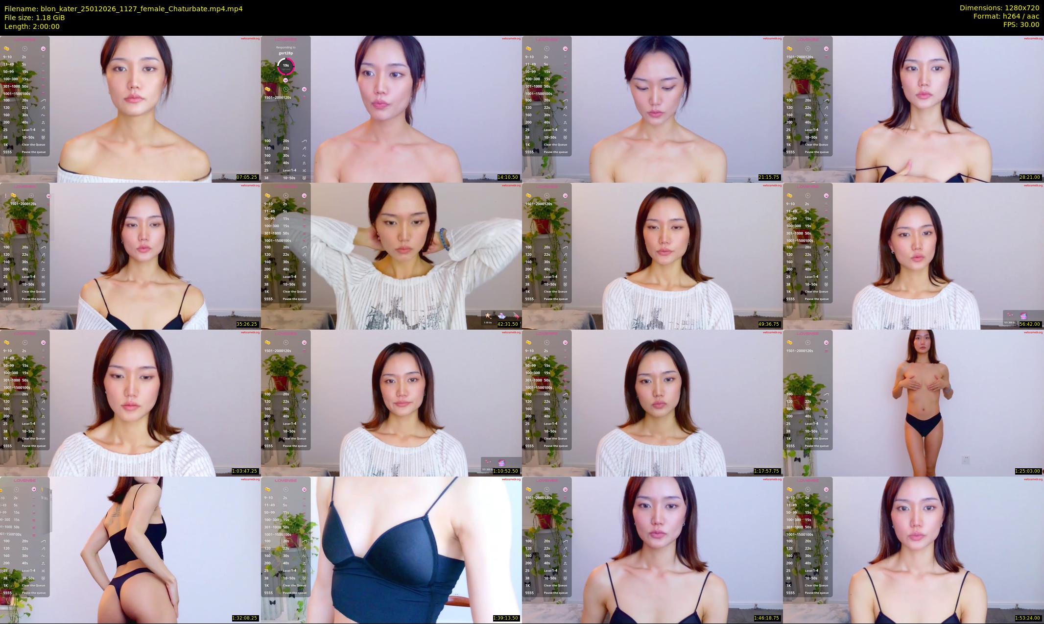 blon_kater — 120 minute Chaturbate female cam show recording, 720p, Jan 25, 2026