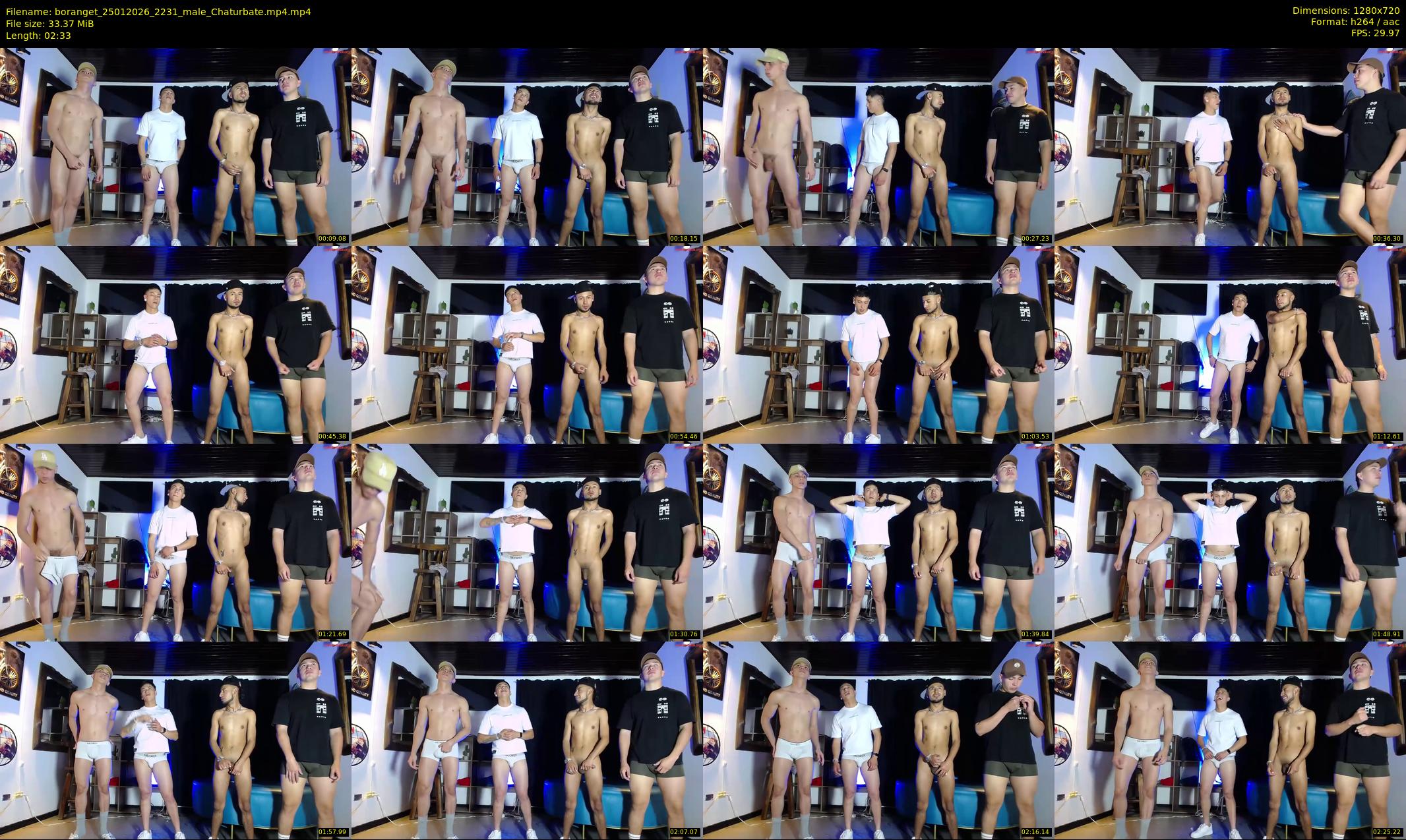 boranget — 3 minute Chaturbate male cam show recording, 720p, Jan 25, 2026
