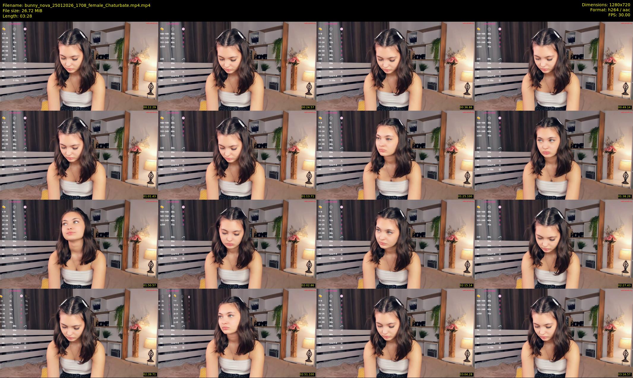 bunny_nova — 4 minute Chaturbate female cam show recording, 720p, Jan 25, 2026