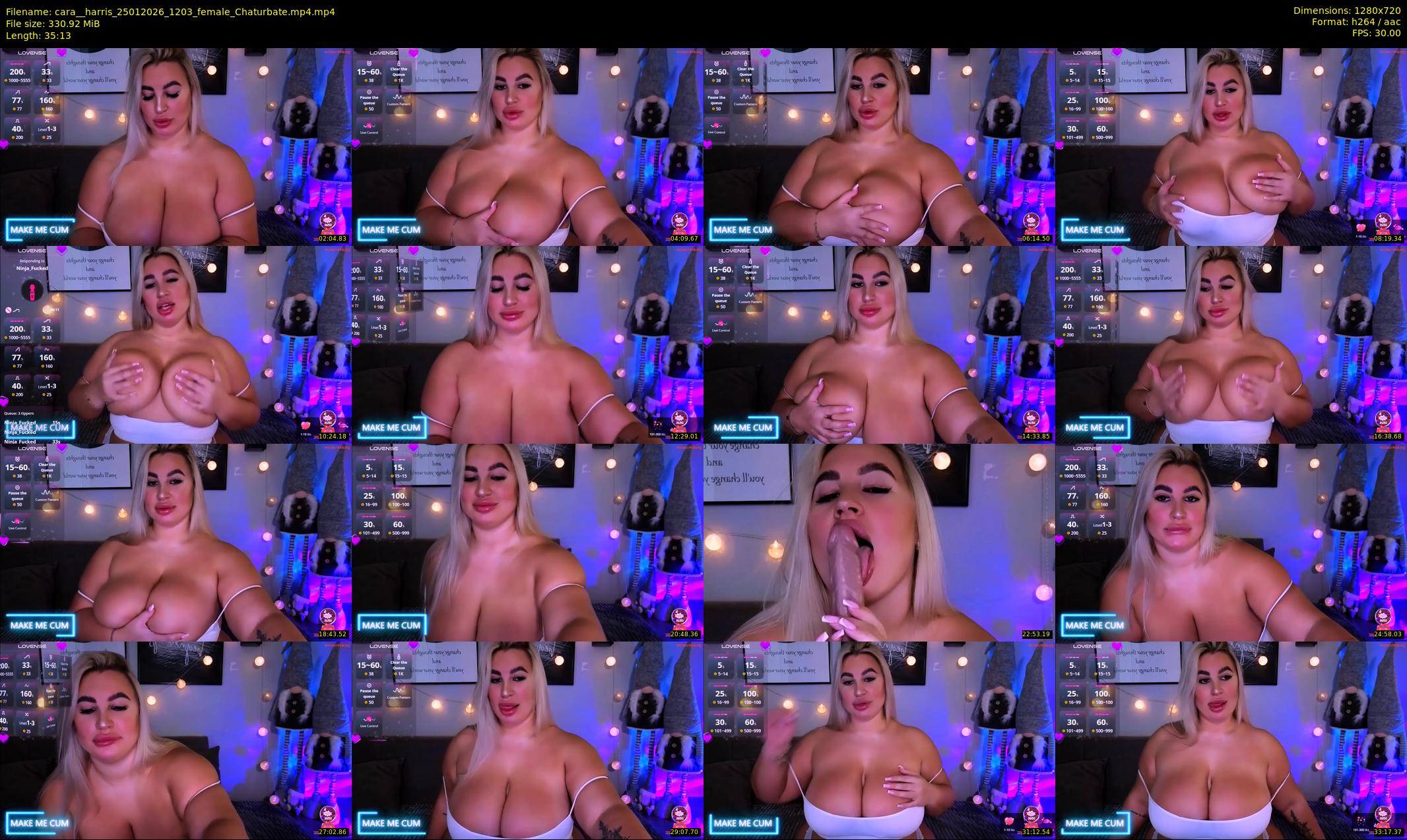 cara__harris — 36 minute Chaturbate female cam show recording, 720p, Jan 25, 2026