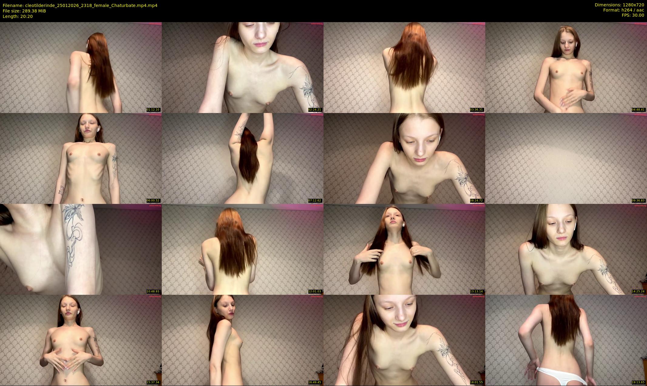 cleotilderinde — 21 minute Chaturbate female cam show recording, 720p, Jan 25, 2026