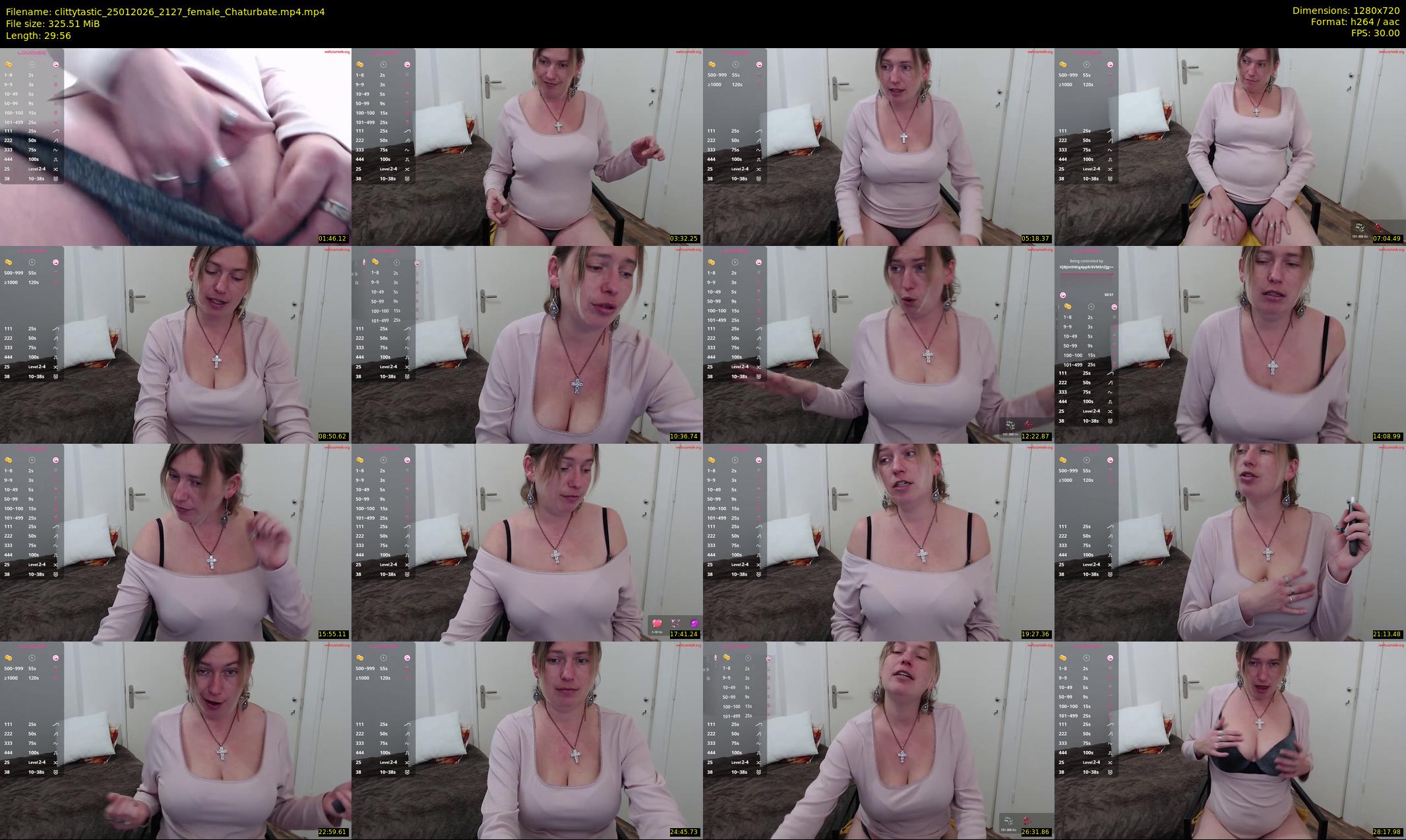 clittytastic — 30 minute Chaturbate female cam show recording, 720p, Jan 25, 2026