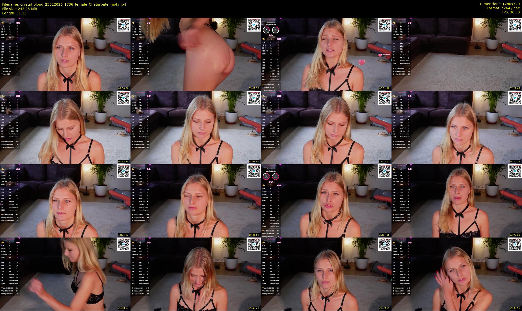 crystal_blond — 32 minute Chaturbate female cam show recording, 720p, Jan 25, 2026