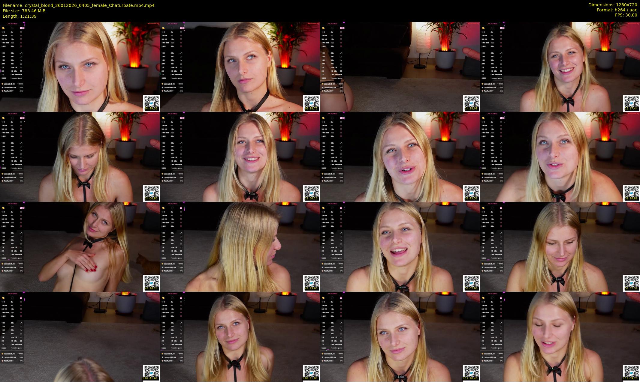 crystal_blond — 82 minute Chaturbate female cam show recording, 720p, Jan 26, 2026