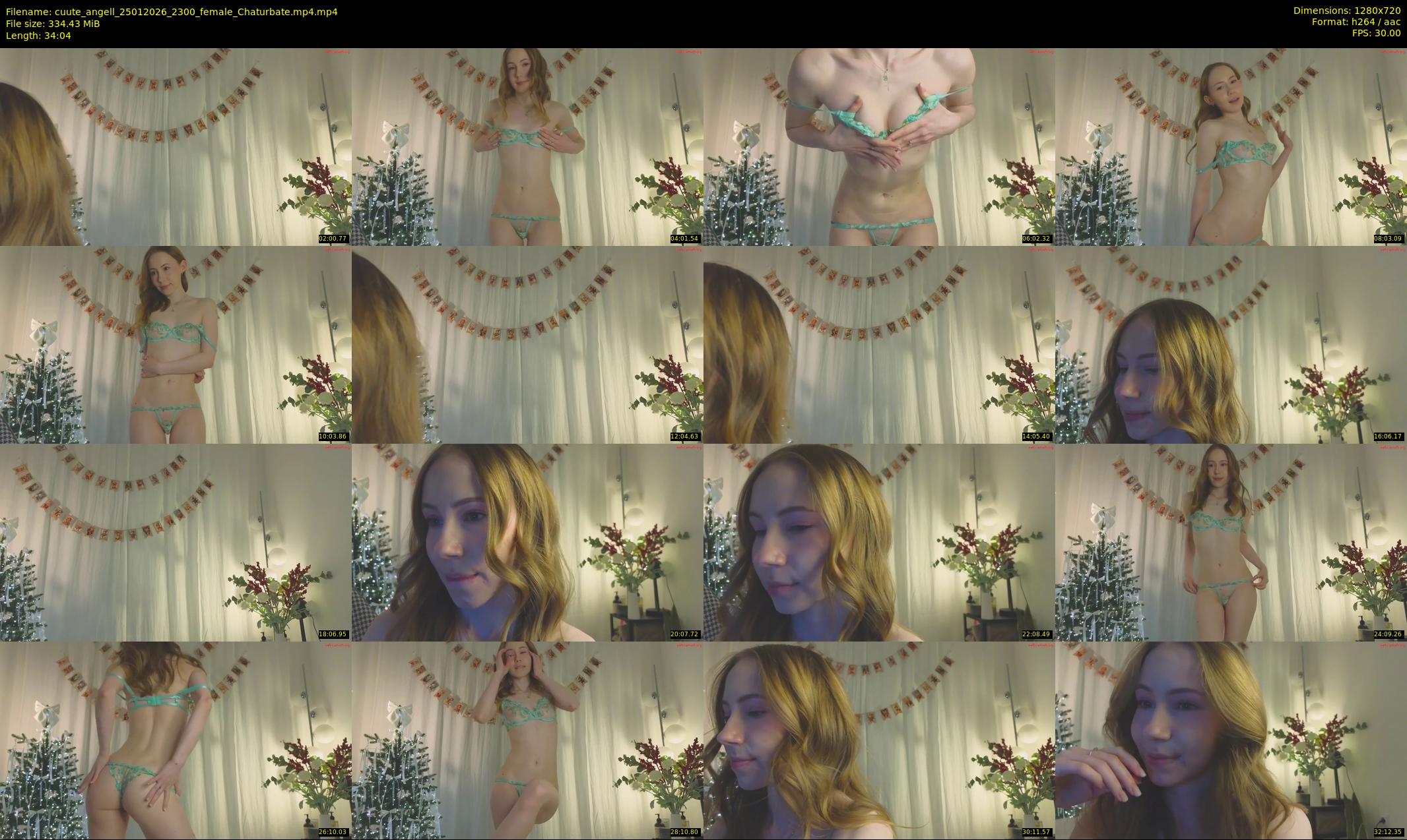 cuute_angell — 35 minute Chaturbate female cam show recording, 720p, Jan 25, 2026