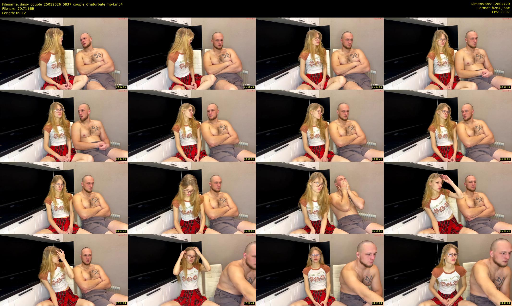 daisy_couple — 10 minute Chaturbate couple cam show recording, 720p, Jan 25, 2026