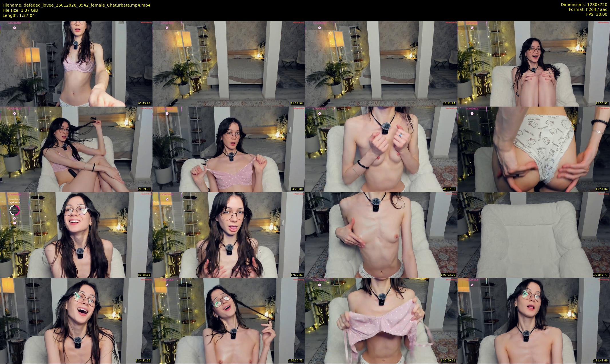 defeded_lovee — 98 minute Chaturbate female cam show recording, 720p, Jan 26, 2026