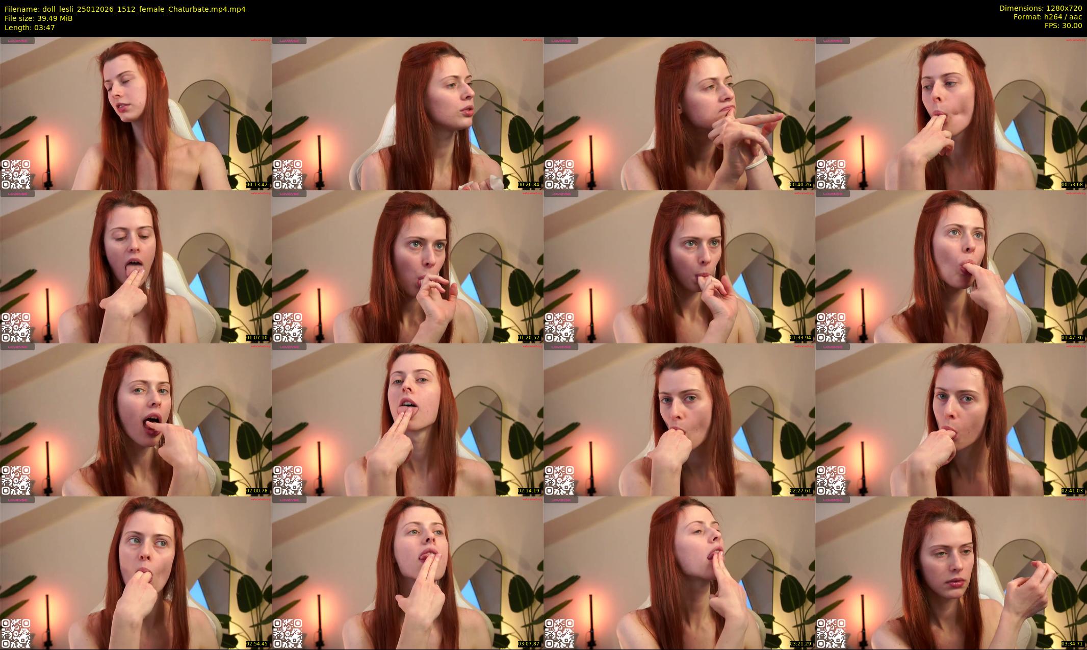 doll_lesli — 4 minute Chaturbate female cam show recording, 720p, Jan 25, 2026