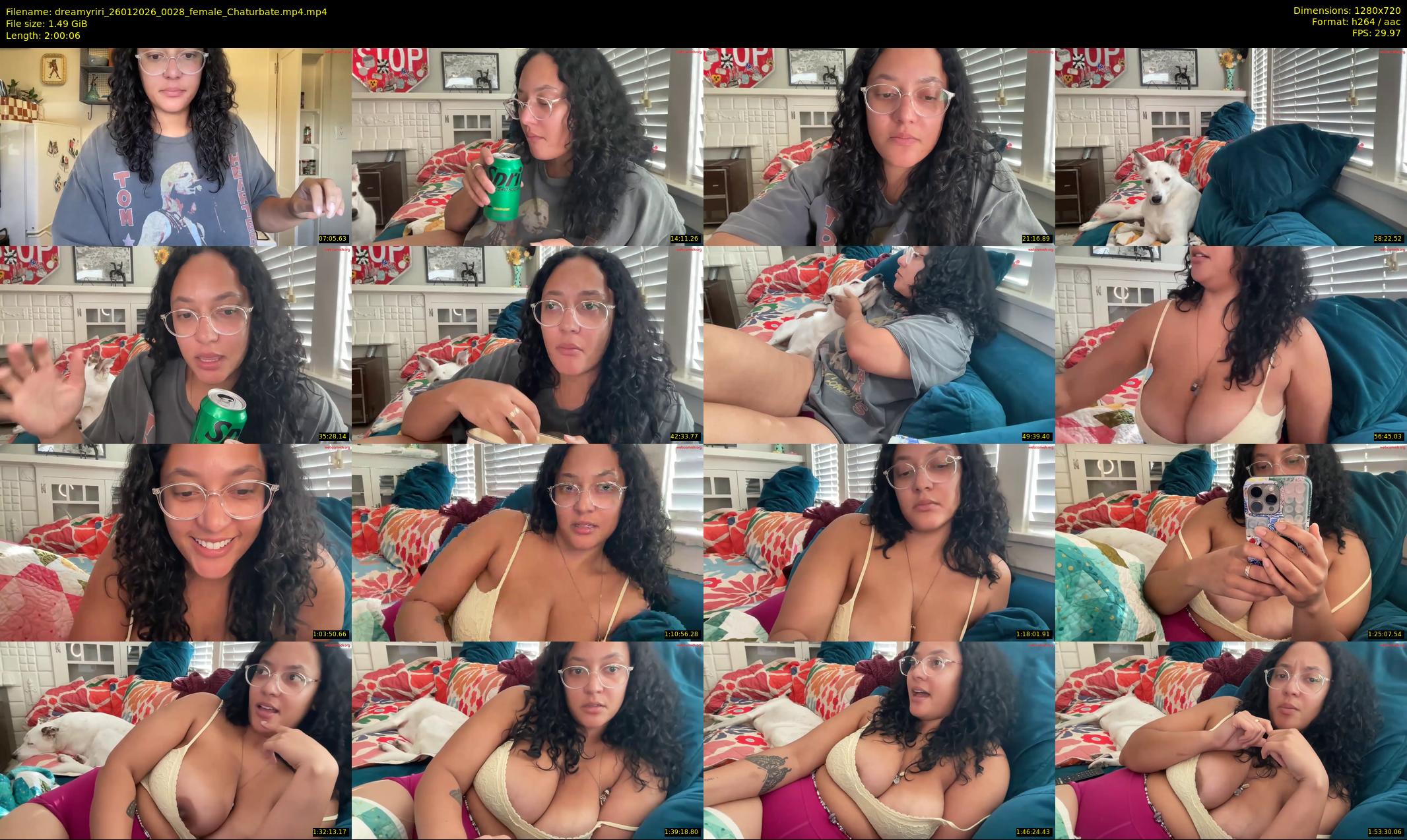 dreamyriri — 121 minute Chaturbate female cam show recording, 720p, Jan 26, 2026