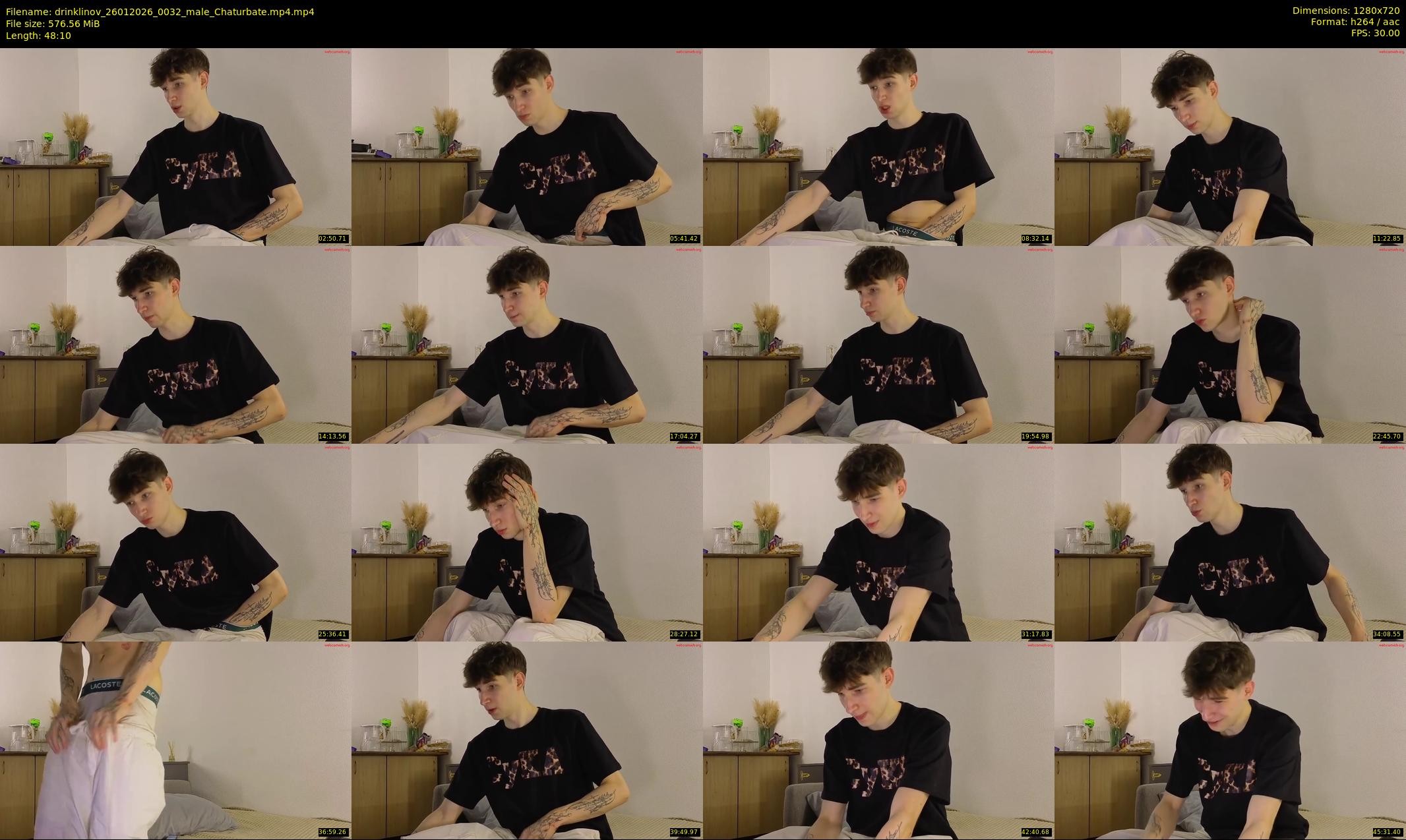 drinklinov — 49 minute Chaturbate male cam show recording, 720p, Jan 26, 2026