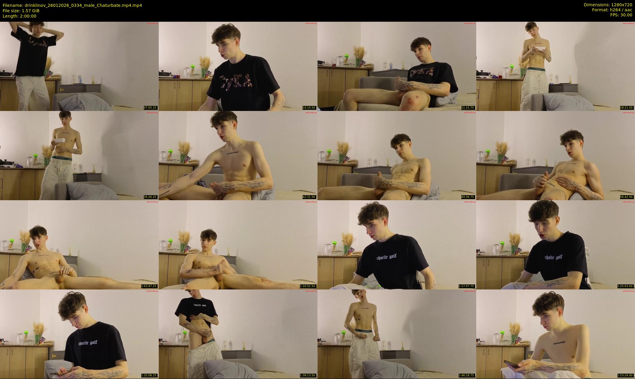 drinklinov — 120 minute Chaturbate male cam show recording, 720p, Jan 26, 2026