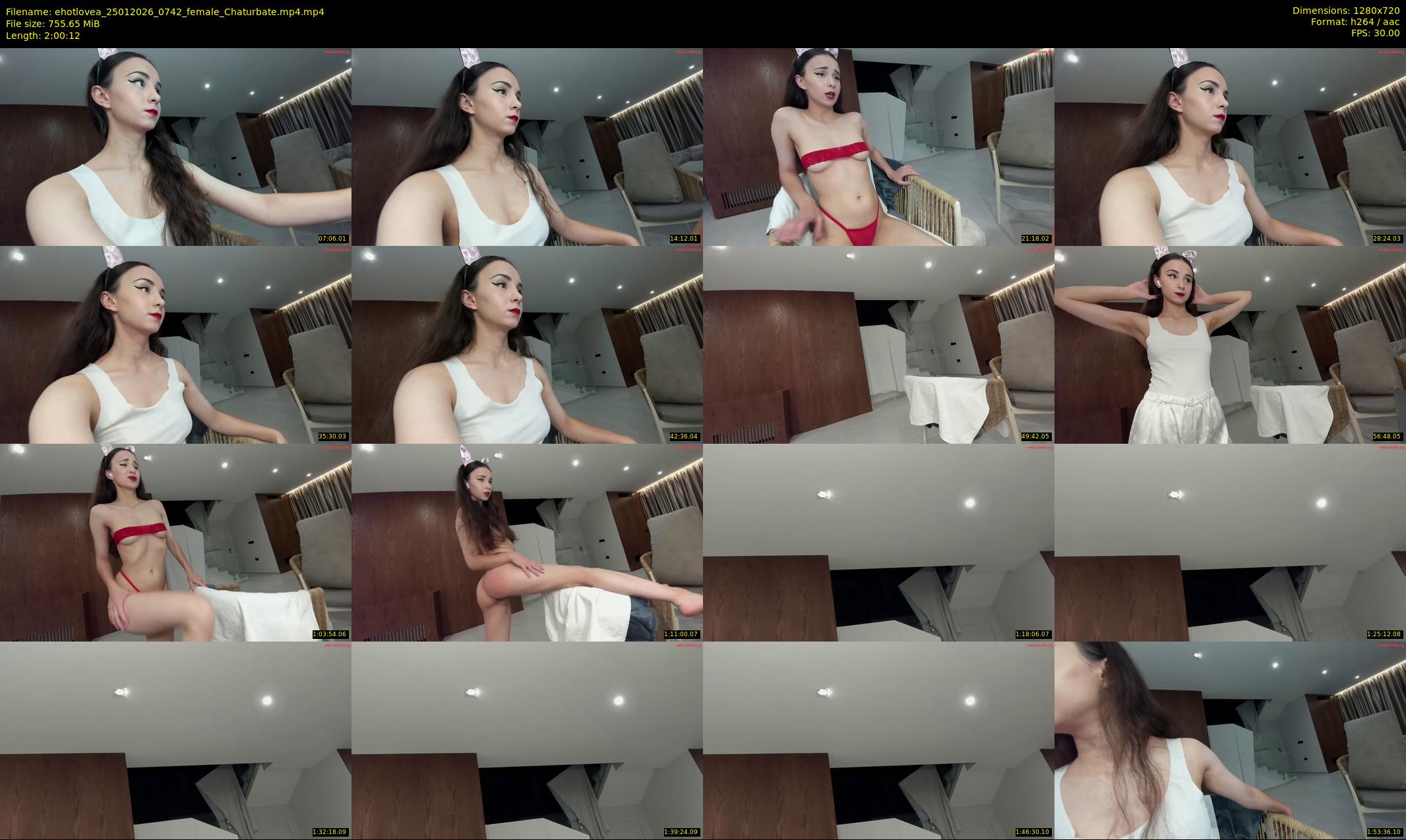 ehotlovea — 121 minute Chaturbate female cam show recording, 720p, Jan 25, 2026