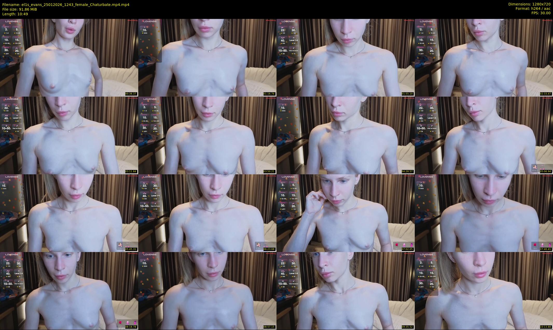 el1s_evans — 11 minute Chaturbate female cam show recording, 720p, Jan 25, 2026