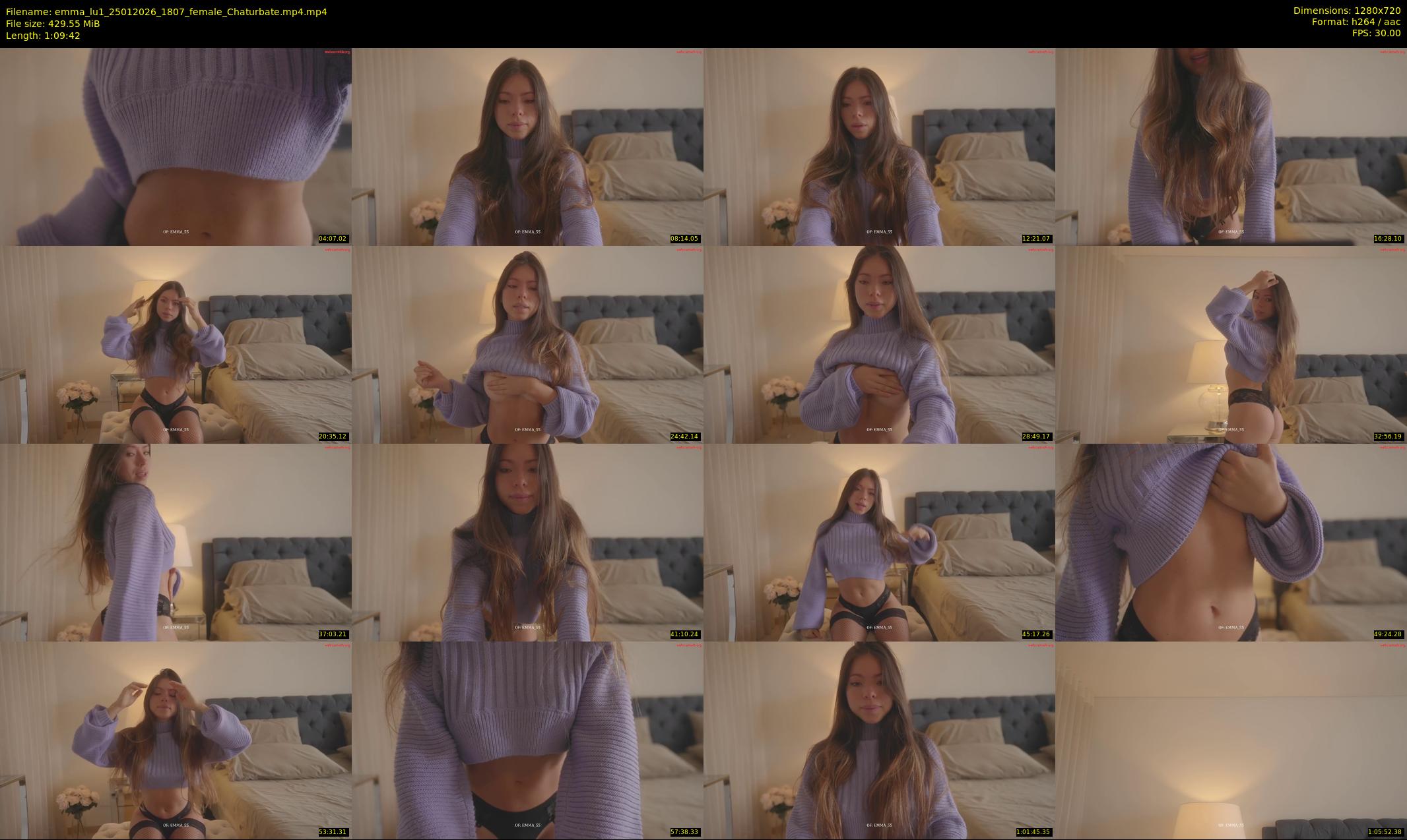 emma_lu1 — 70 minute Chaturbate female cam show recording, 720p, Jan 25, 2026