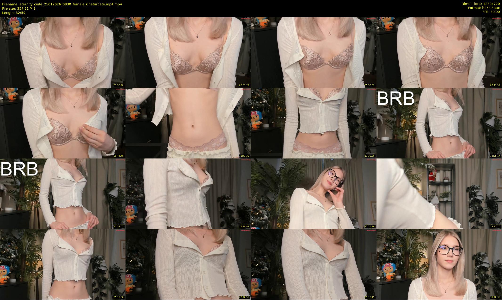 eternity_cuite — 33 minute Chaturbate female cam show recording, 720p, Jan 25, 2026