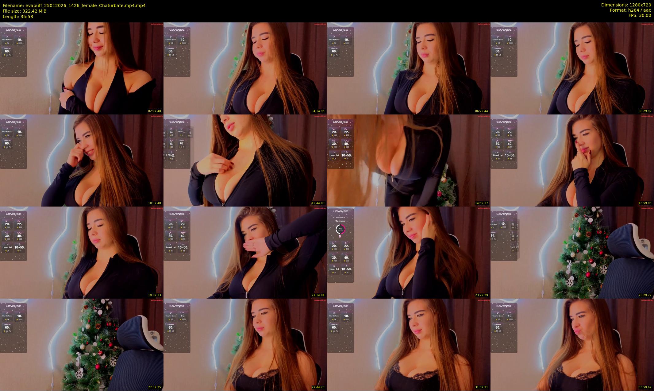 evapuff — 36 minute Chaturbate female cam show recording, 720p, Jan 25, 2026