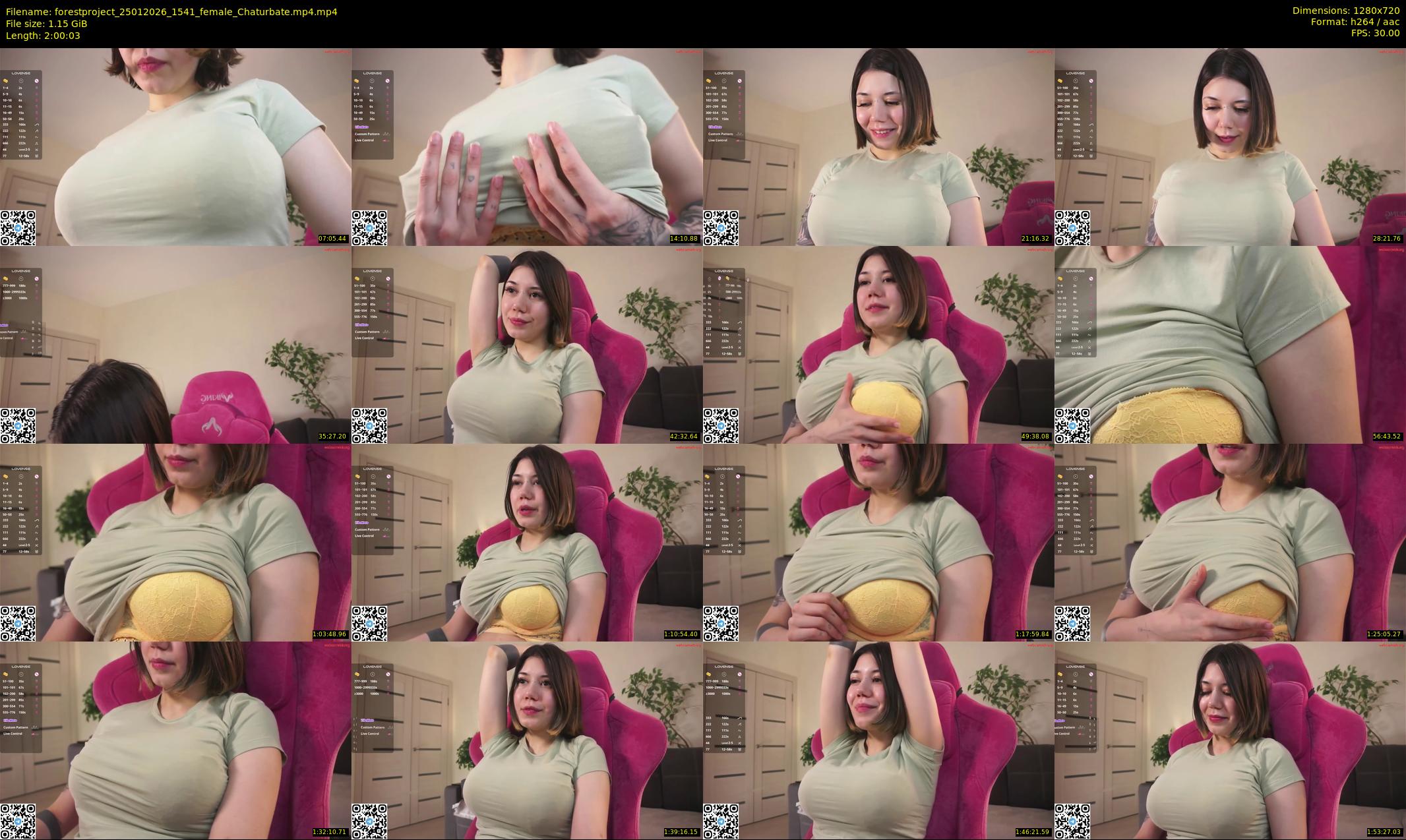 forestproject — 121 minute Chaturbate female cam show recording, 720p, Jan 25, 2026