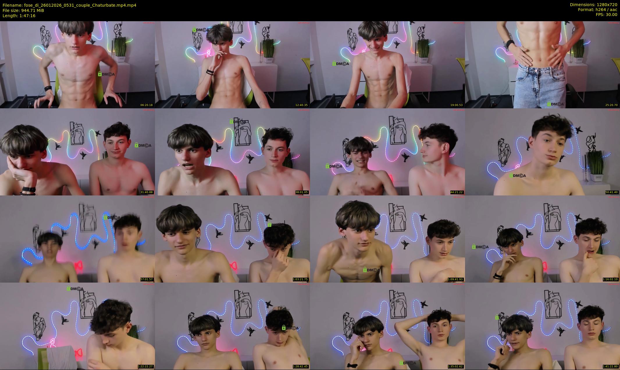 fose_di — 108 minute Chaturbate male cam show recording, 720p, Jan 26, 2026
