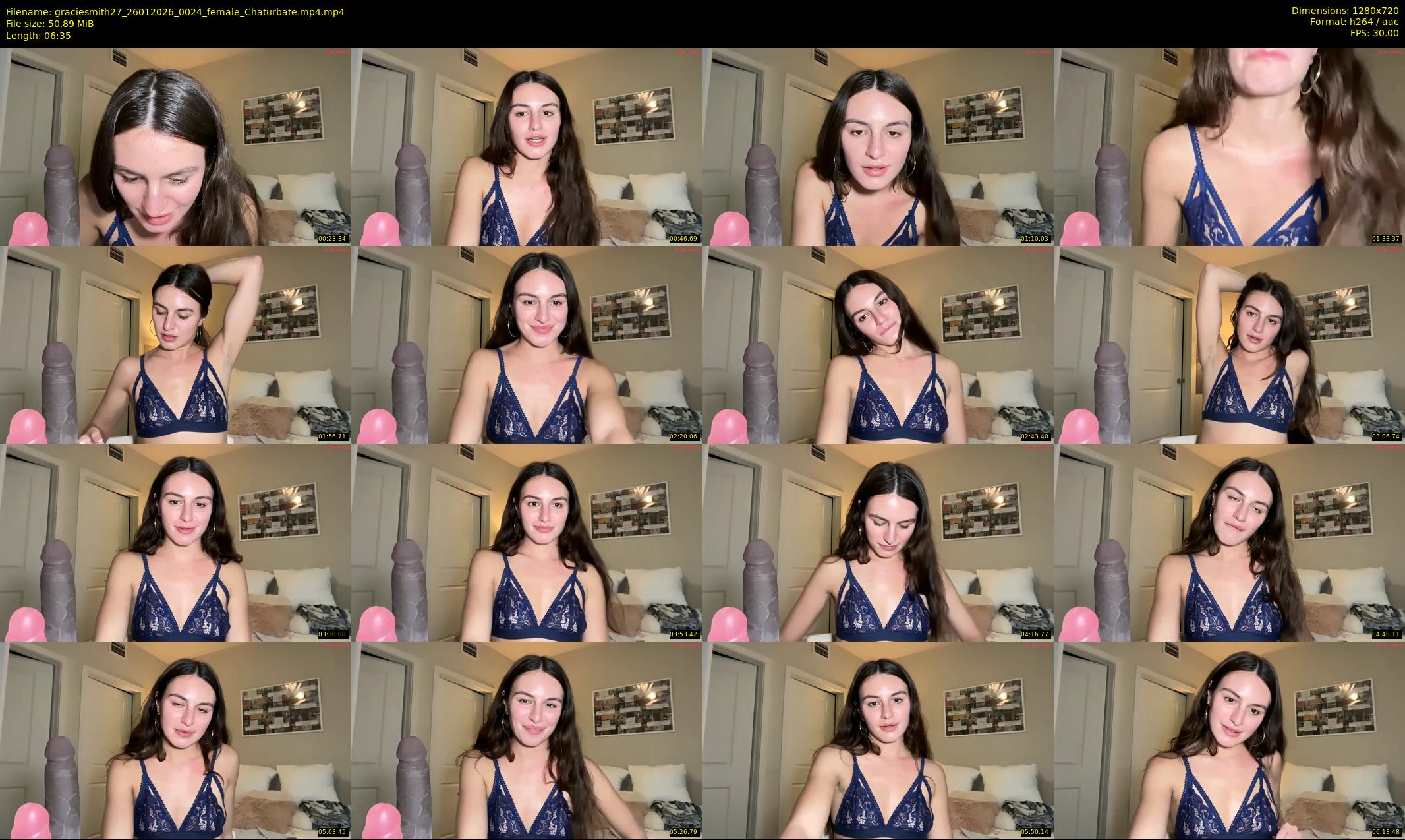 graciesmith27 — 7 minute Chaturbate female cam show recording, 720p, Jan 26, 2026