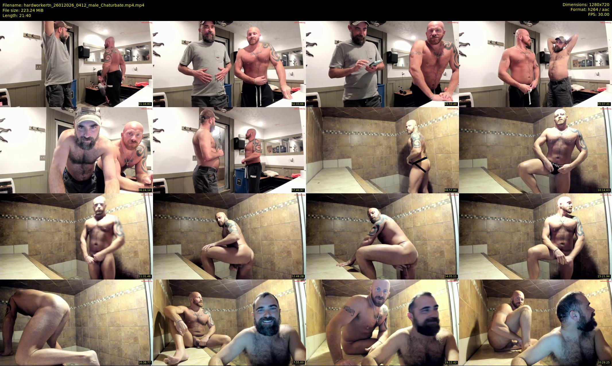 hardworkertn — 22 minute Chaturbate male cam show recording, 720p, Jan 26, 2026
