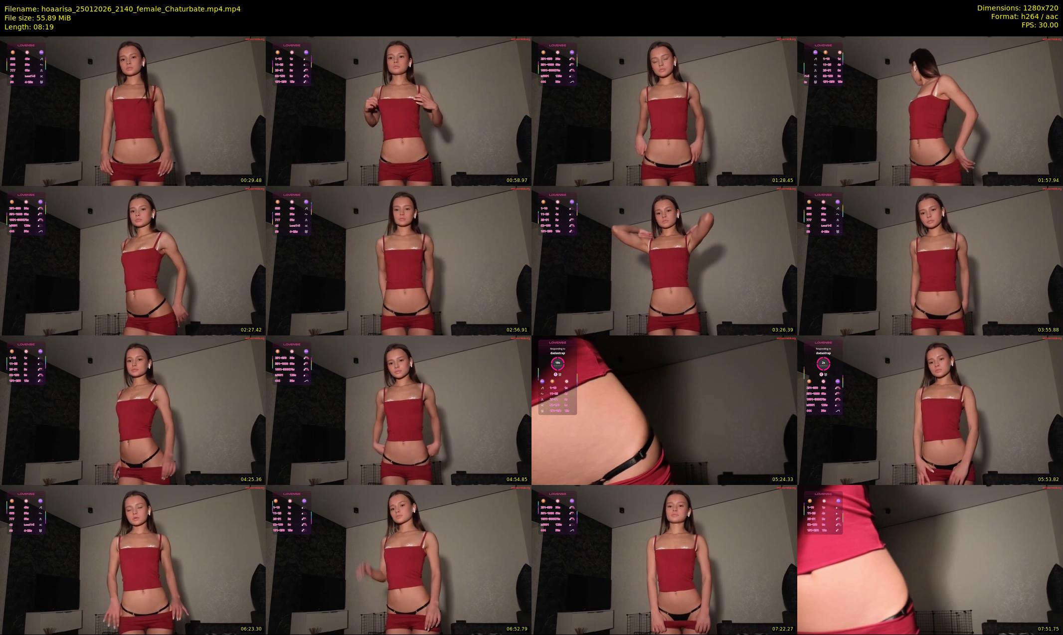 hoaarisa — 9 minute Chaturbate female cam show recording, 720p, Jan 25, 2026