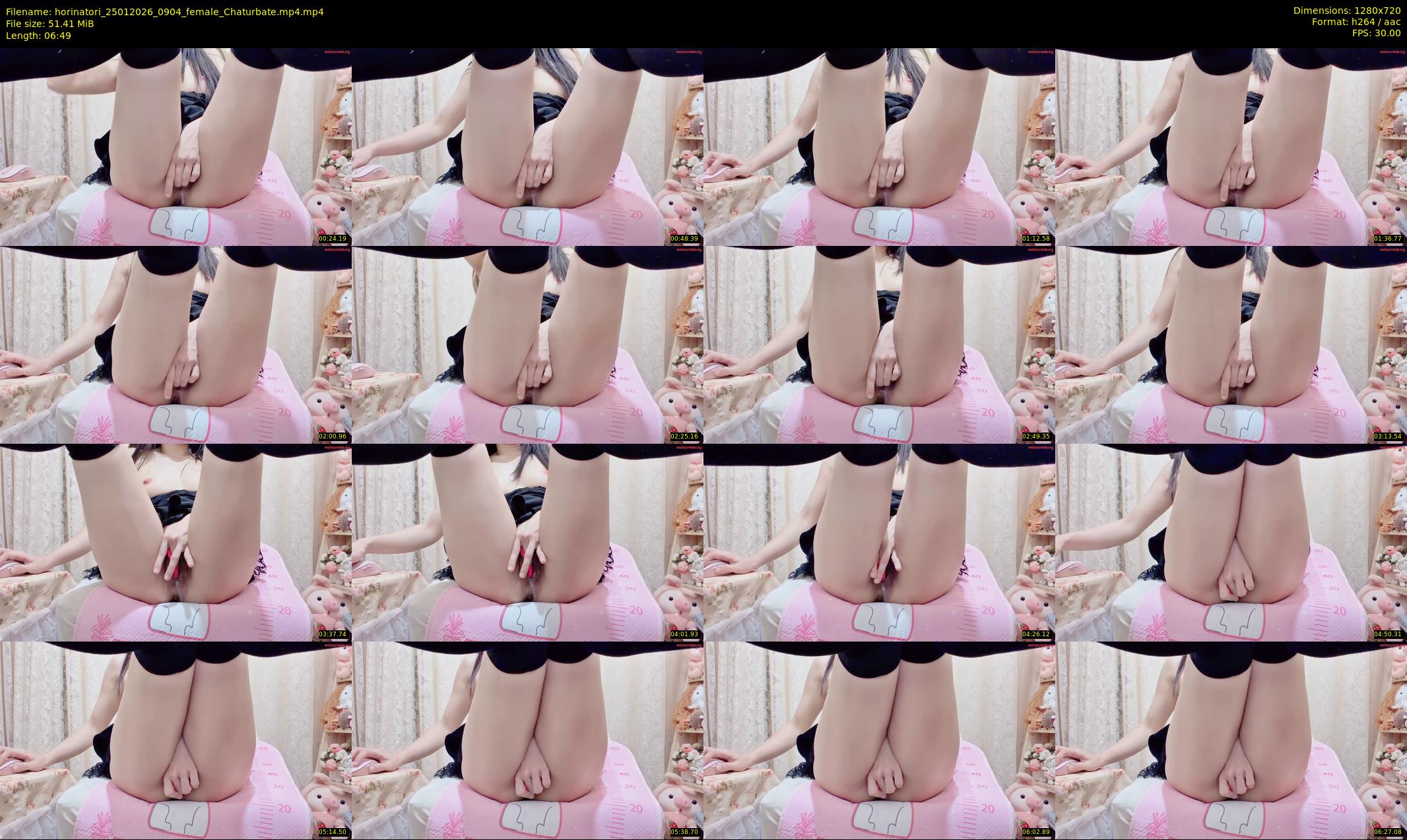 horinatori — 7 minute Chaturbate female cam show recording, 720p, Jan 25, 2026