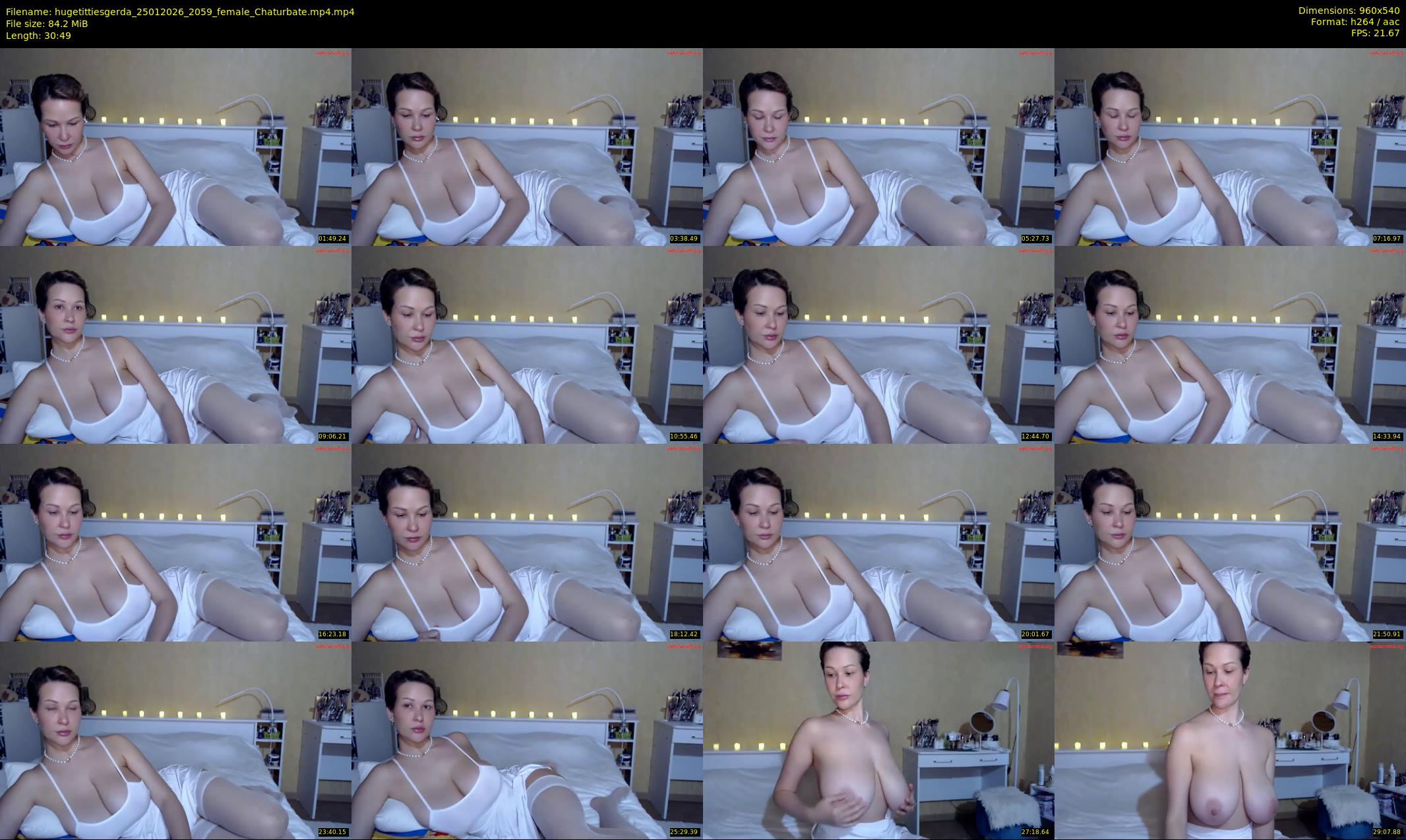 hugetittiesgerda — 31 minute Chaturbate female cam show recording, 480p, Jan 25, 2026