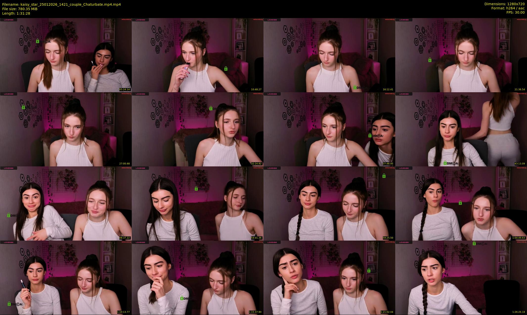kaisy_star — 92 minute Chaturbate female cam show recording, 720p, Jan 25, 2026
