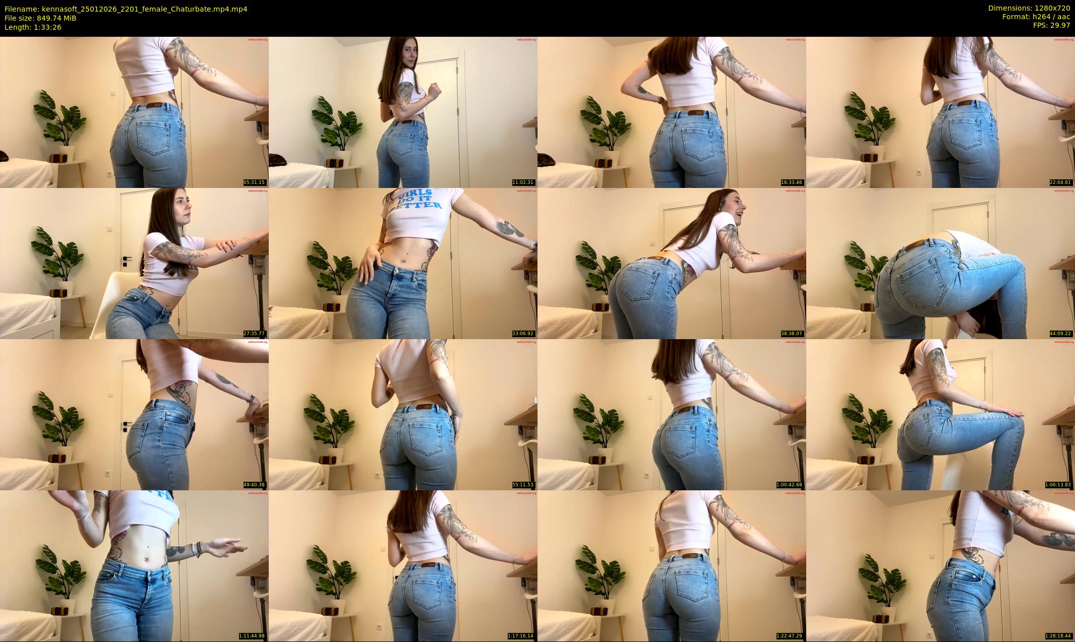 kennasoft — 94 minute Chaturbate female cam show recording, 720p, Jan 25, 2026