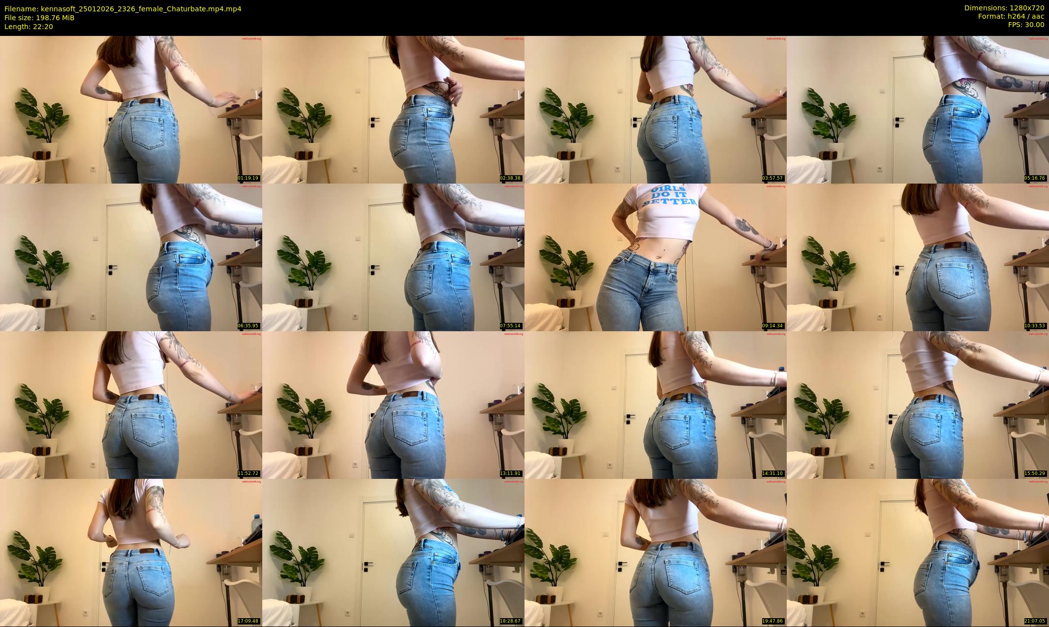 kennasoft — 23 minute Chaturbate female cam show recording, 720p, Jan 25, 2026