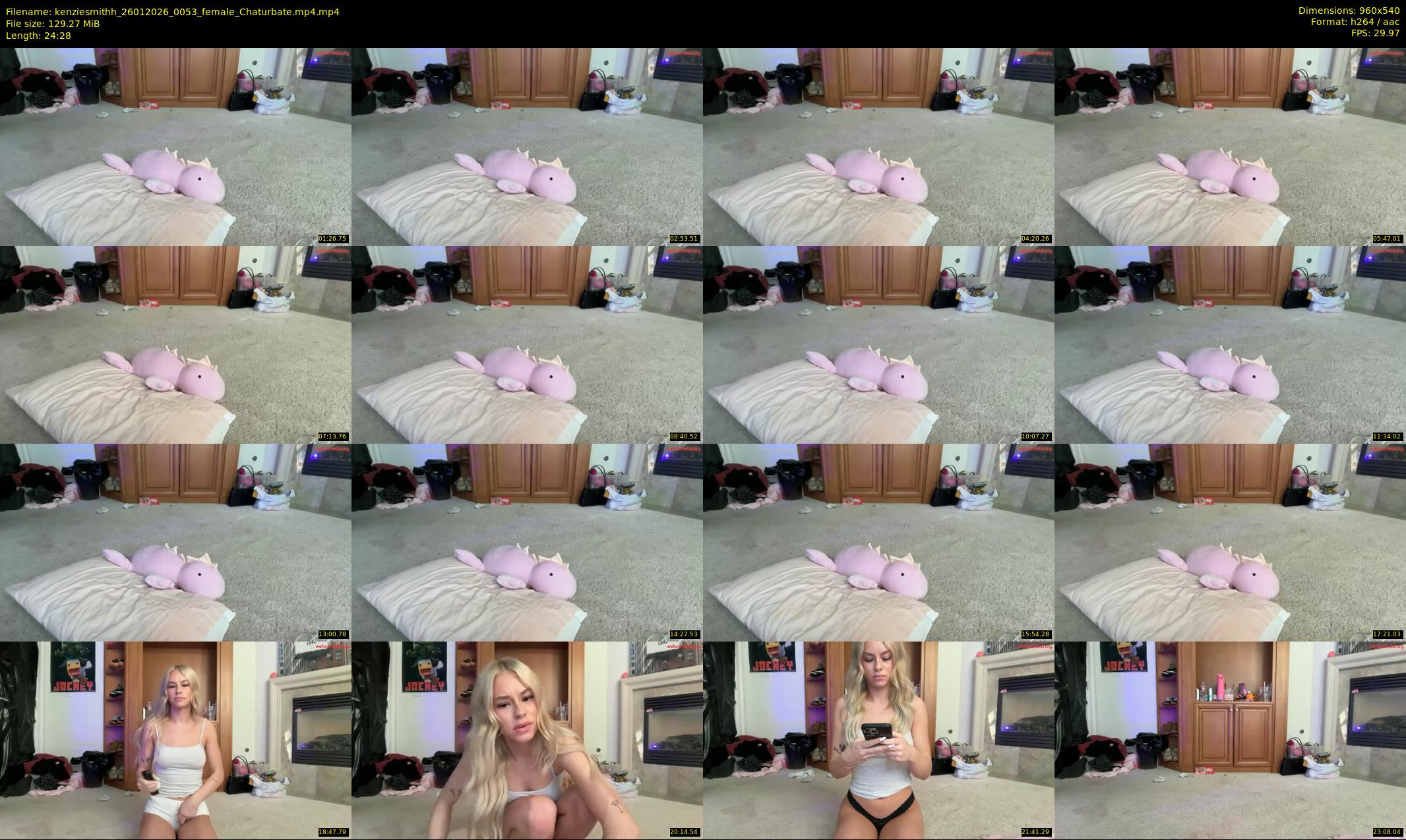 kenziesmithh — 25 minute Chaturbate female cam show recording, 480p, Jan 26, 2026