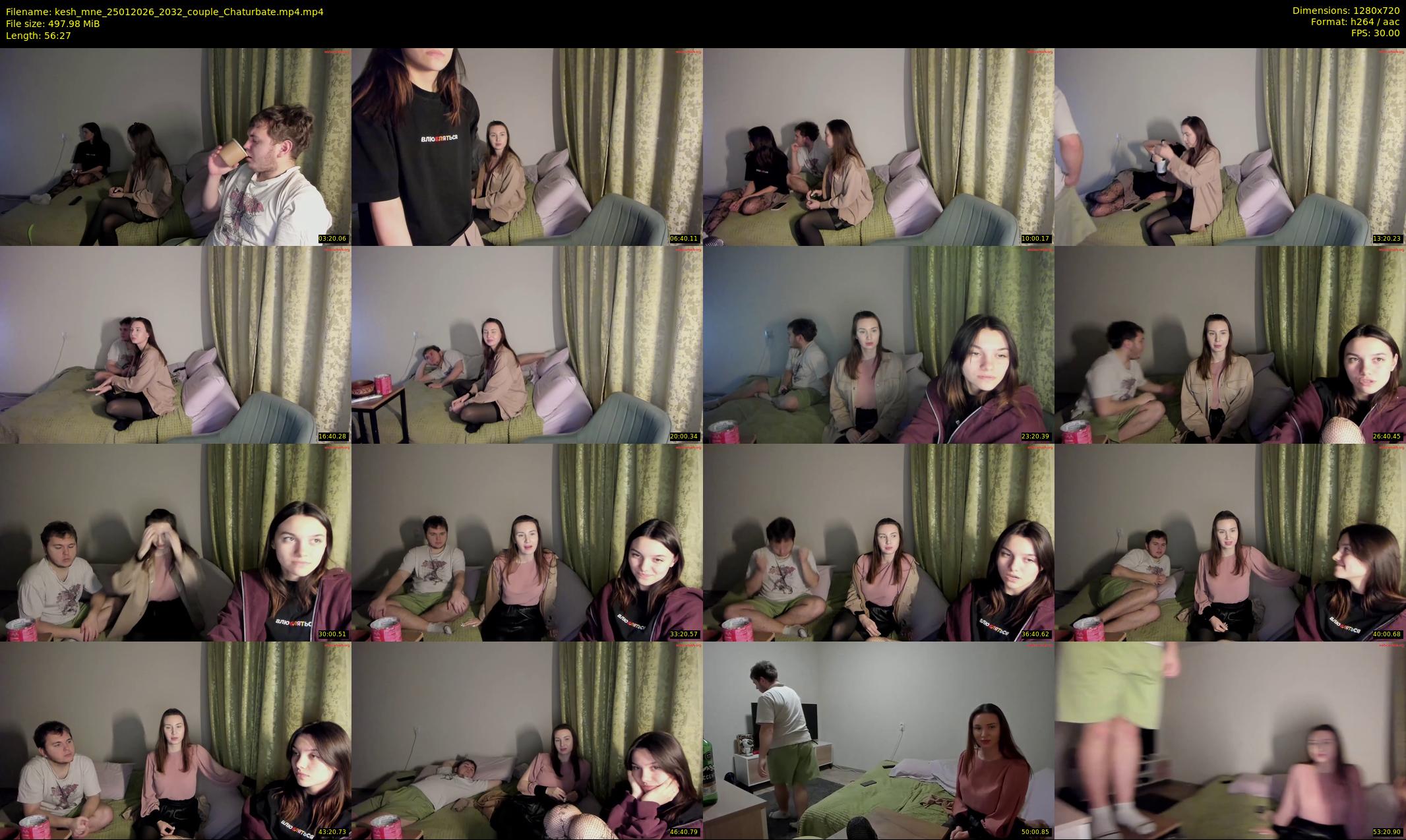 kesh_mne — 57 minute Chaturbate female cam show recording, 720p, Jan 25, 2026