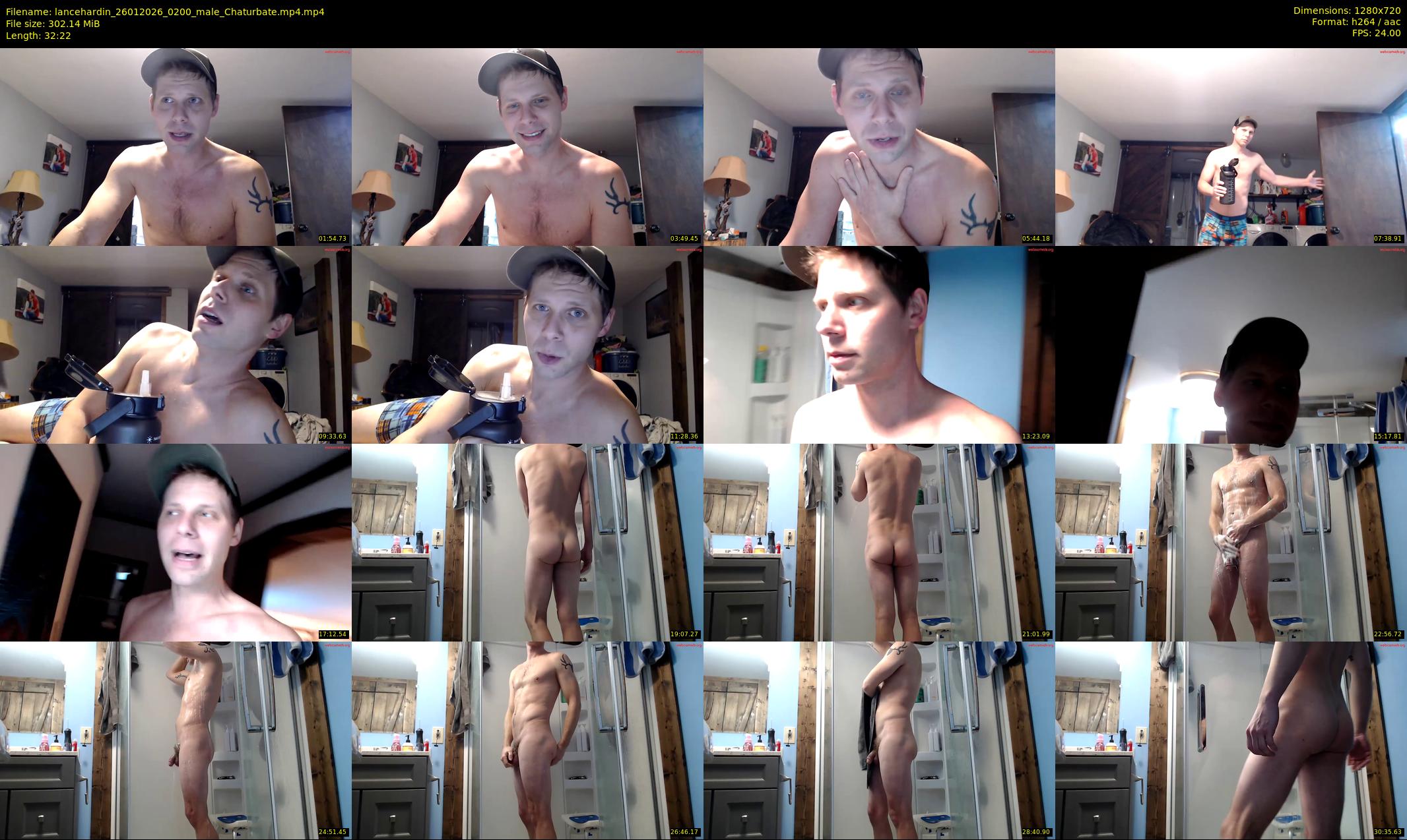 lancehardin — 33 minute Chaturbate male cam show recording, 720p, Jan 26, 2026