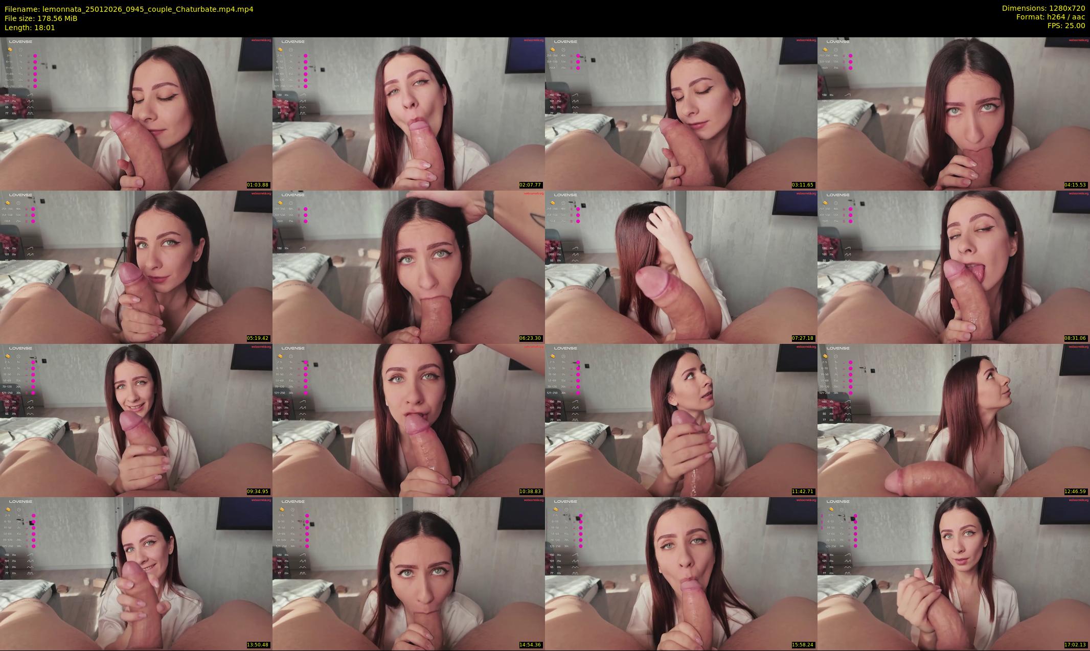 lemonnata — 19 minute Chaturbate couple cam show recording, 720p, Jan 25, 2026
