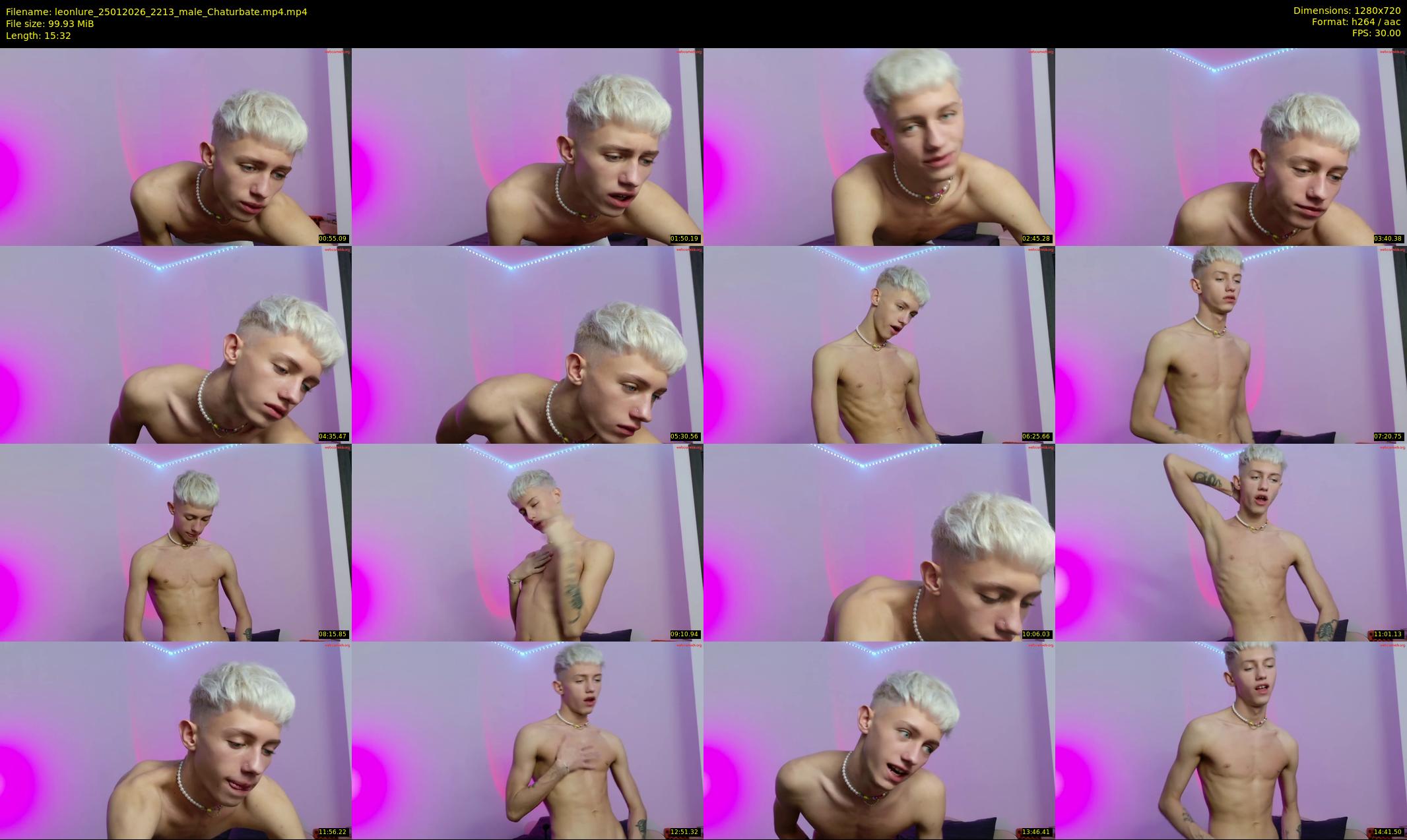 leonlure — 16 minute Chaturbate male cam show recording, 720p, Jan 25, 2026