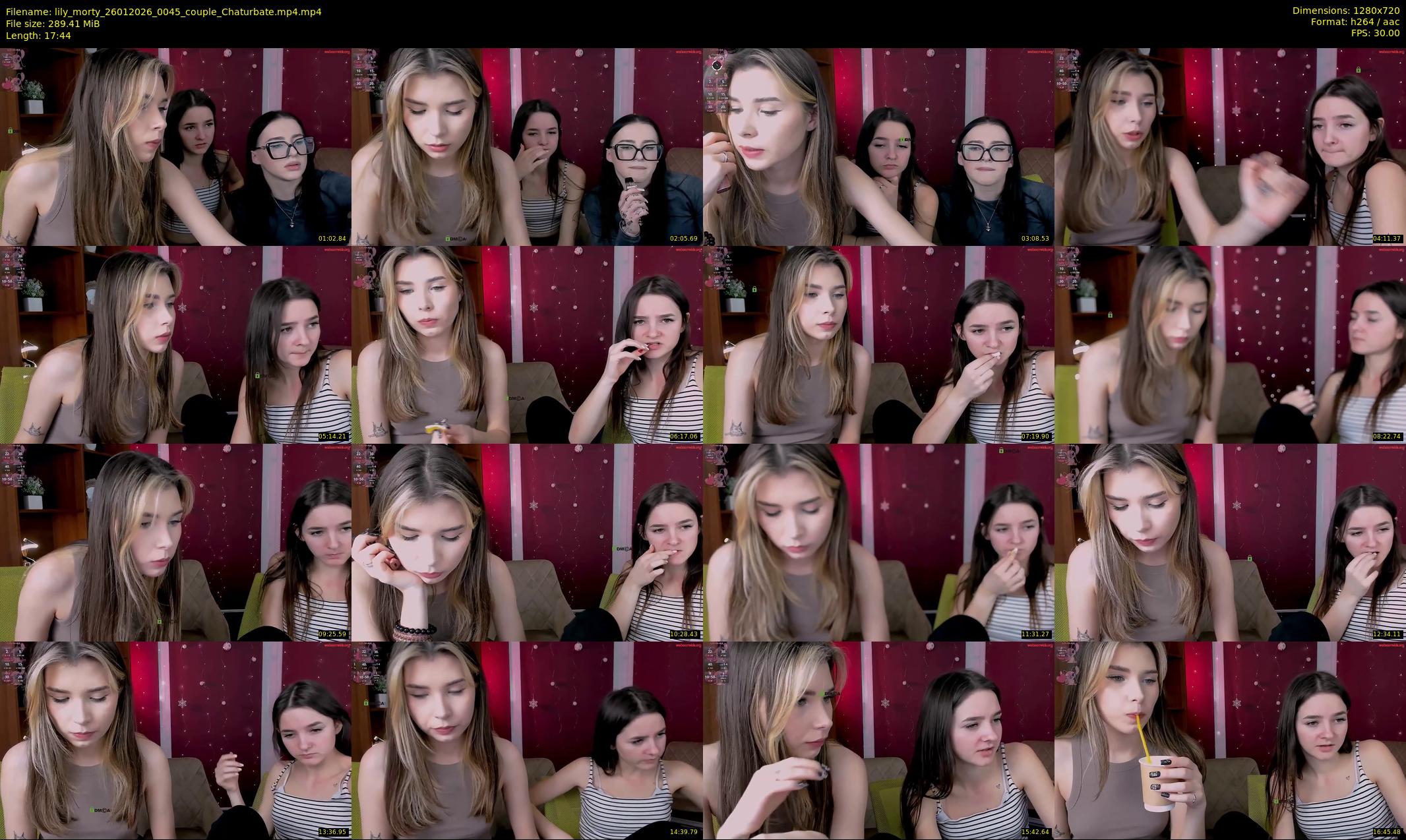 lily_morty — 18 minute Chaturbate couple cam show recording, 720p, Jan 26, 2026