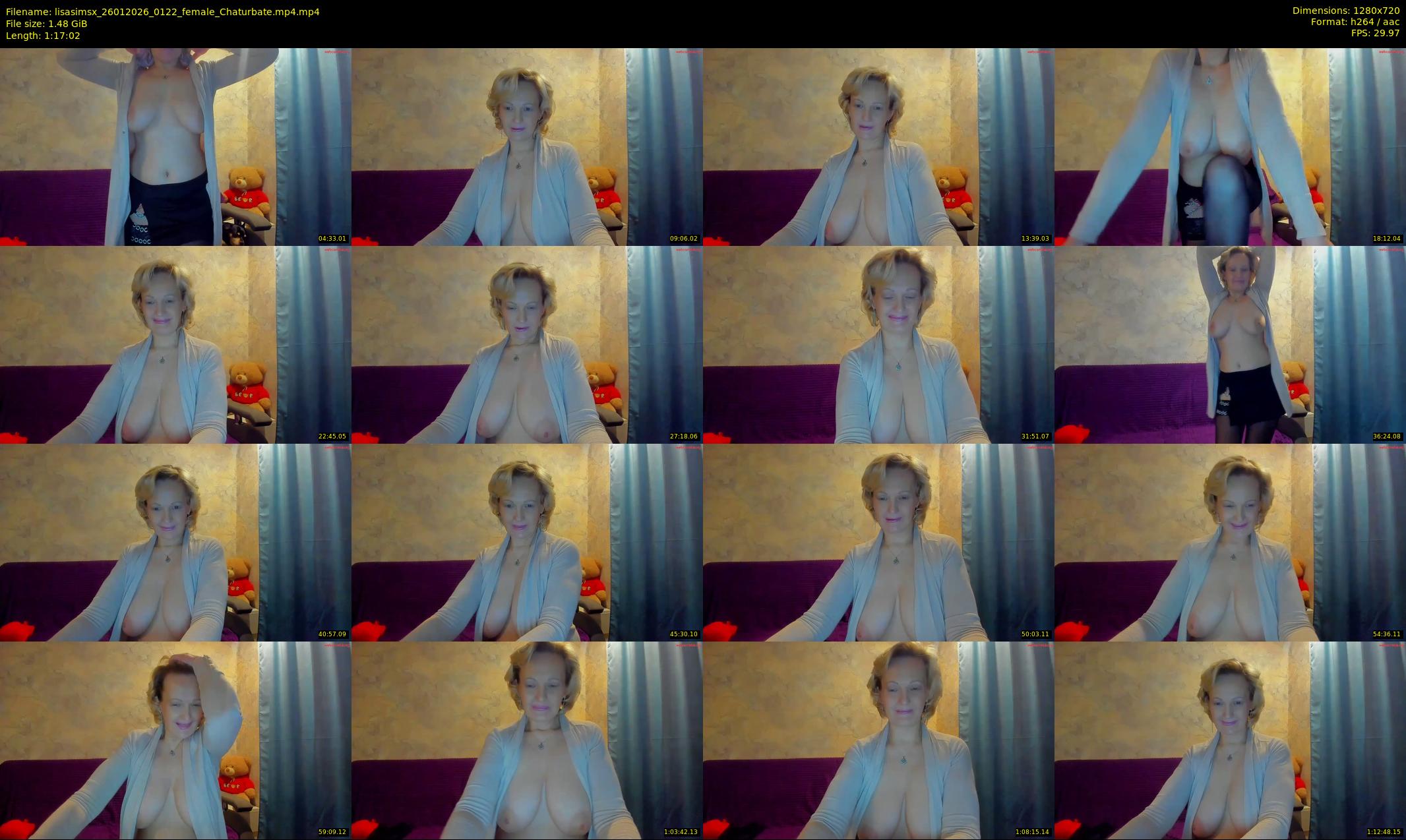 lisasimsx — 78 minute Chaturbate female cam show recording, 720p, Jan 26, 2026