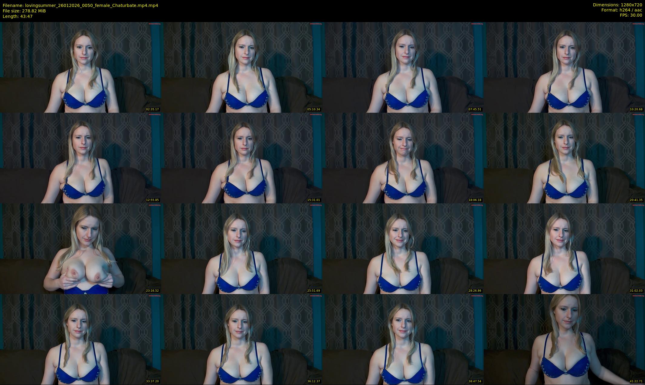 lovingsummer — 44 minute Chaturbate female cam show recording, 720p, Jan 26, 2026