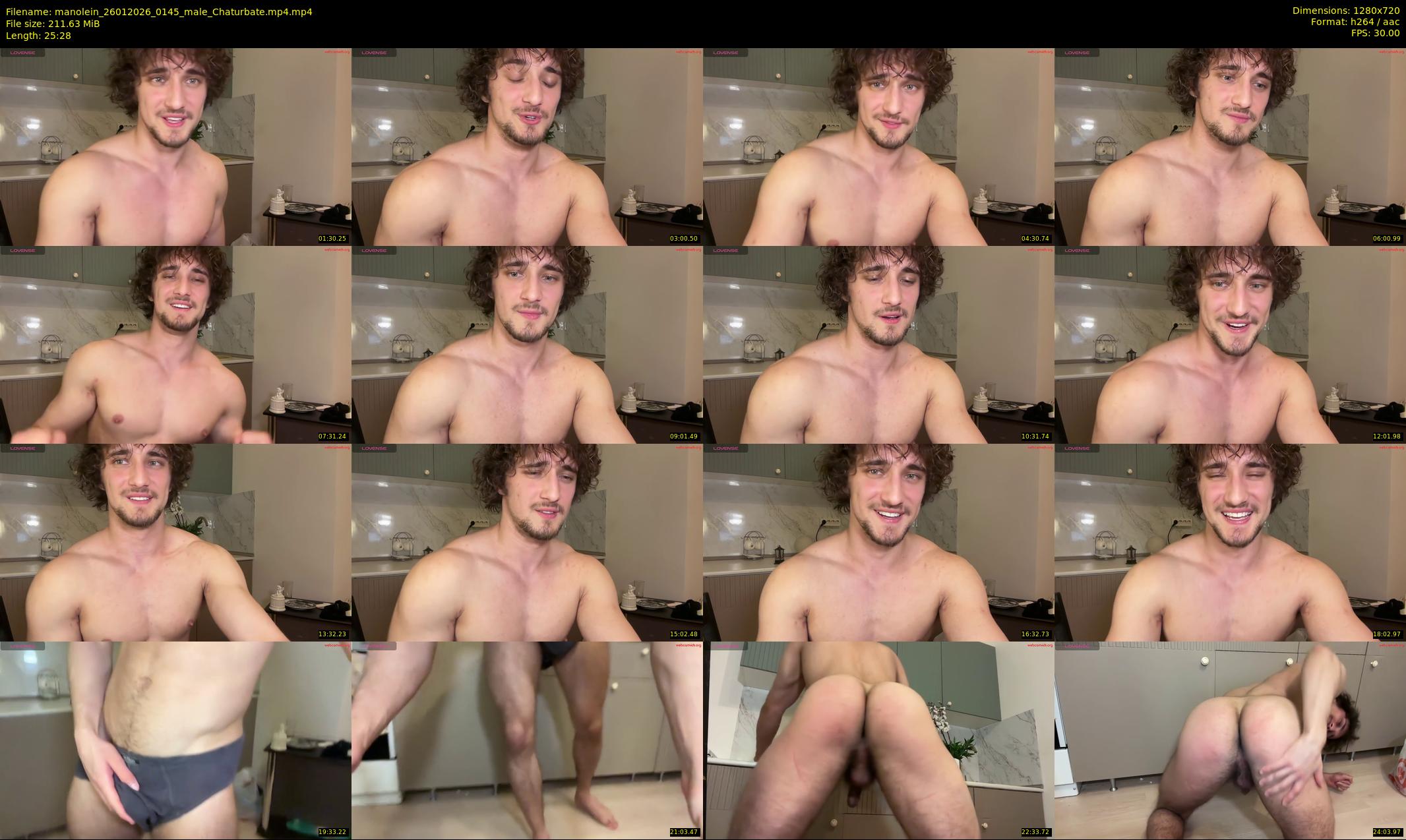 manolein — 26 minute Chaturbate male cam show recording, 720p, Jan 26, 2026