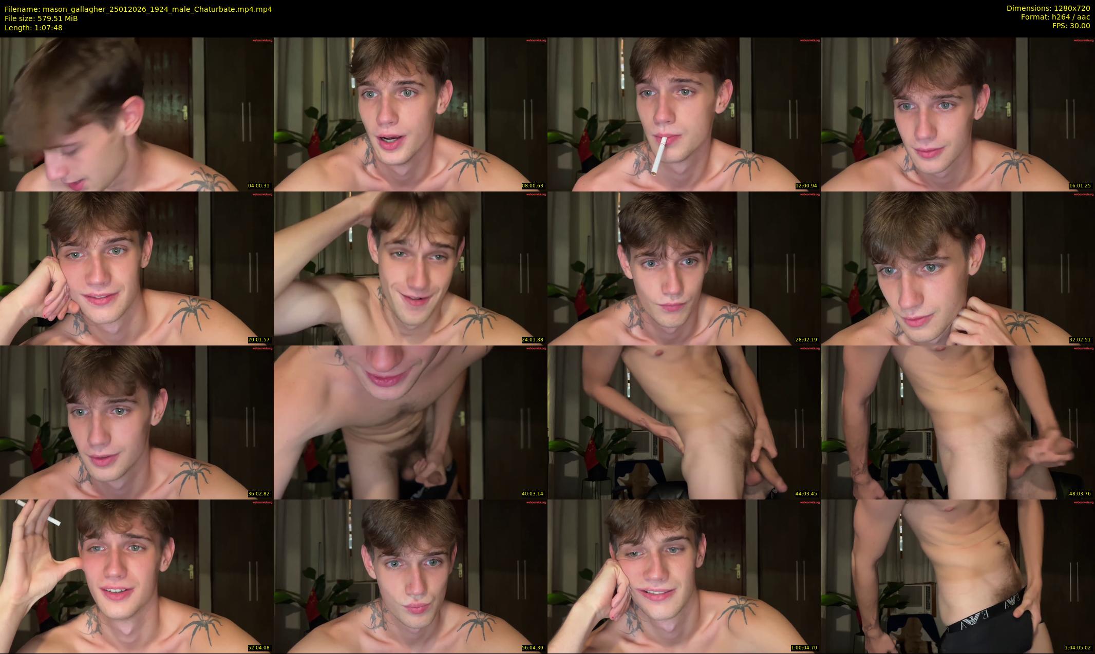 mason_gallagher — 68 minute Chaturbate male cam show recording, 720p, Jan 25, 2026