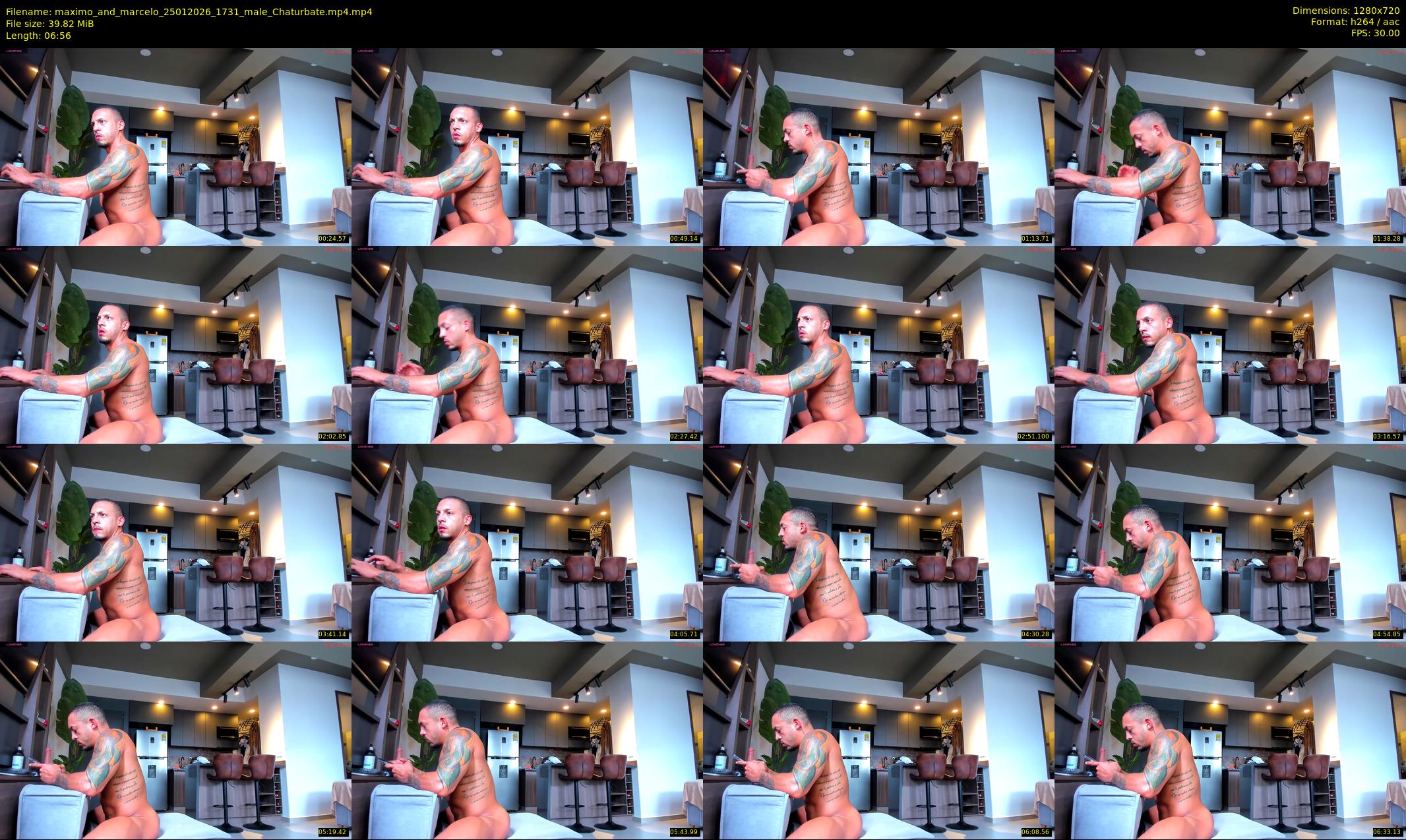 maximo_and_marcelo — 7 minute Chaturbate couple cam show recording, 720p, Jan 25, 2026