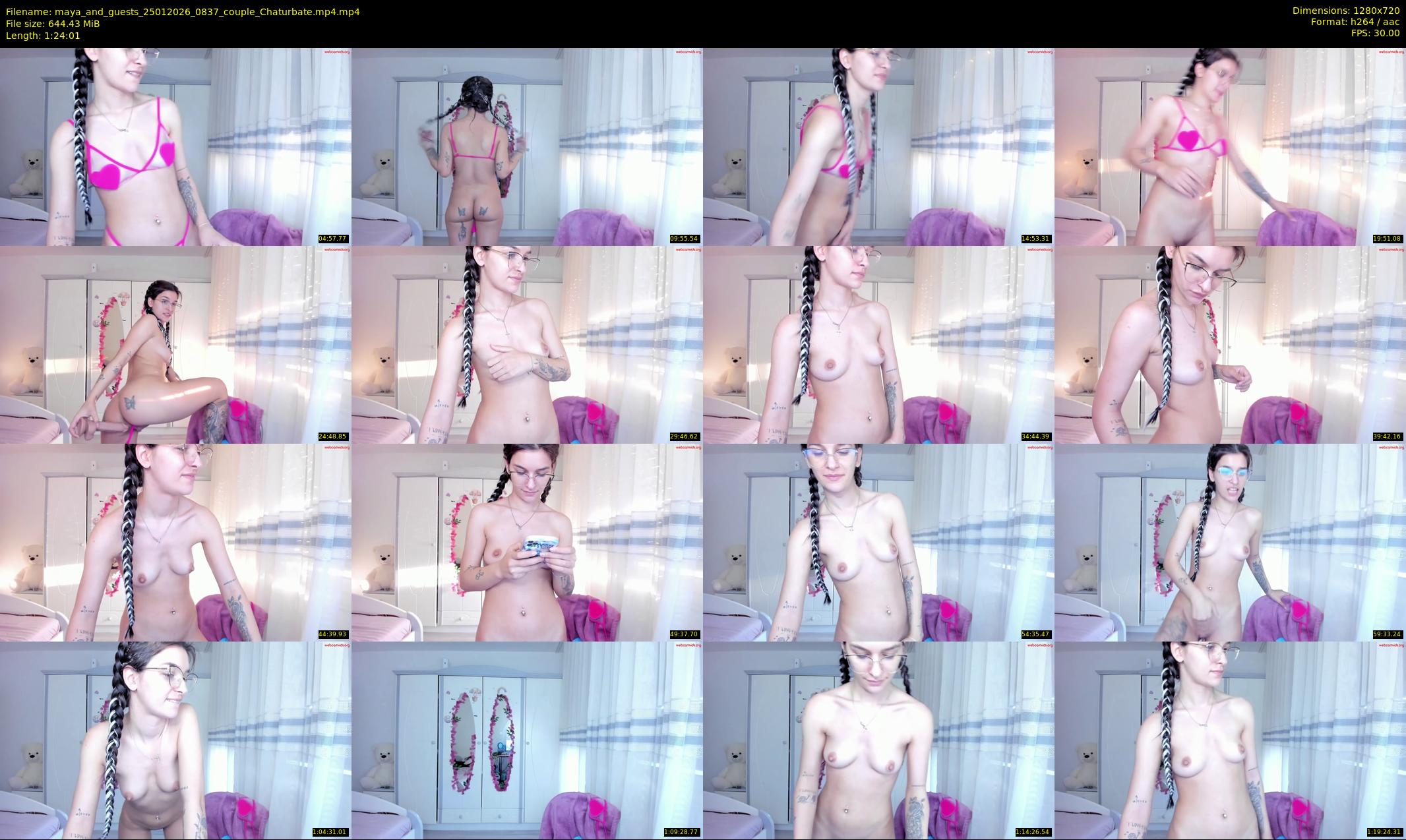 maya_and_guests — 85 minute Chaturbate couple cam show recording, 720p, Jan 25, 2026